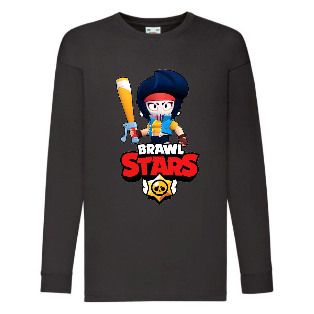 

Лонгслив реглан Brawl Stars Bibi Avenger (Бравл Старс Биби Мстительница) черная (BRST blc) 152 см