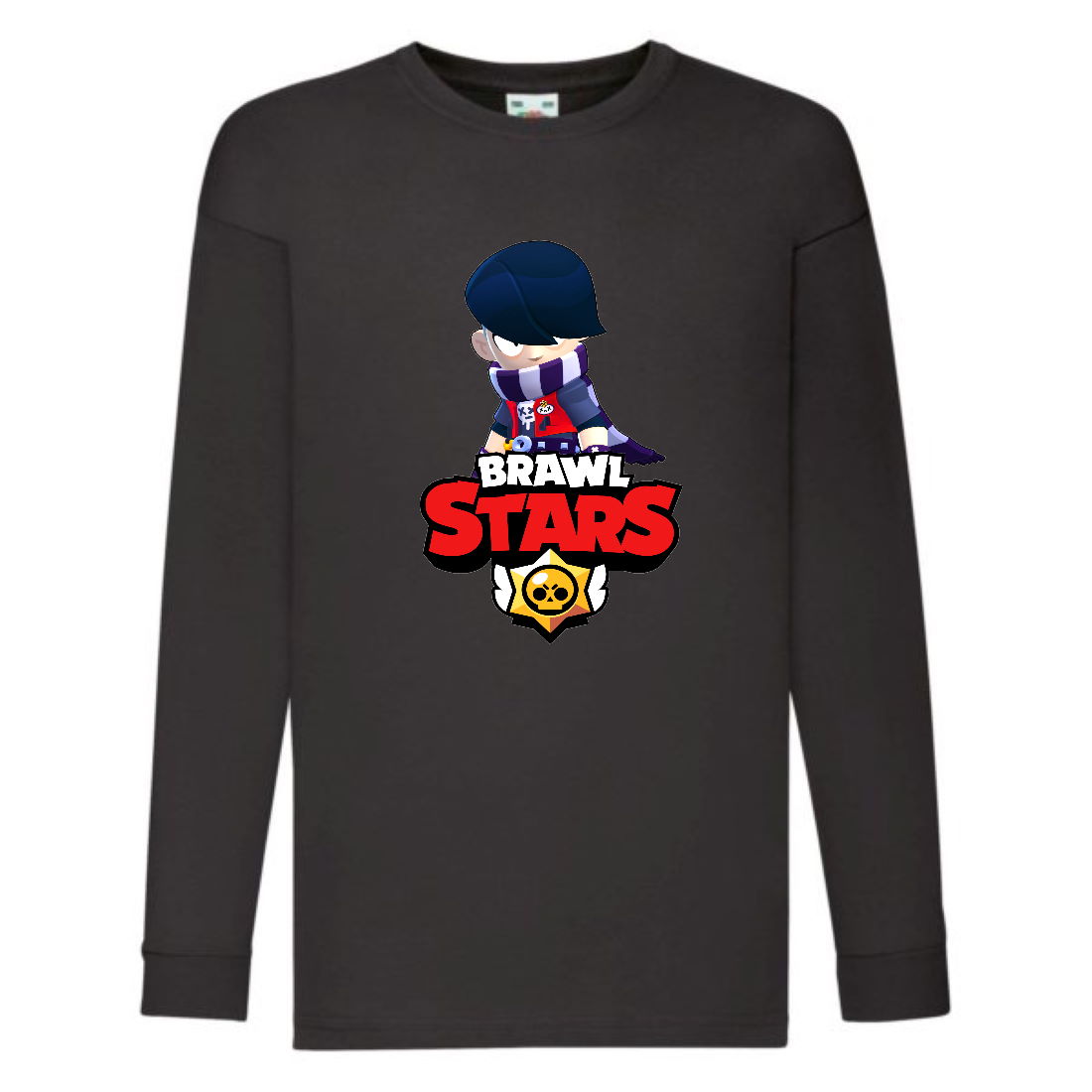 

Лонгслив реглан Brawl Stars Edgar 2 (Бравл Старс Эдгар 2) черная (BRST blc) 104 см