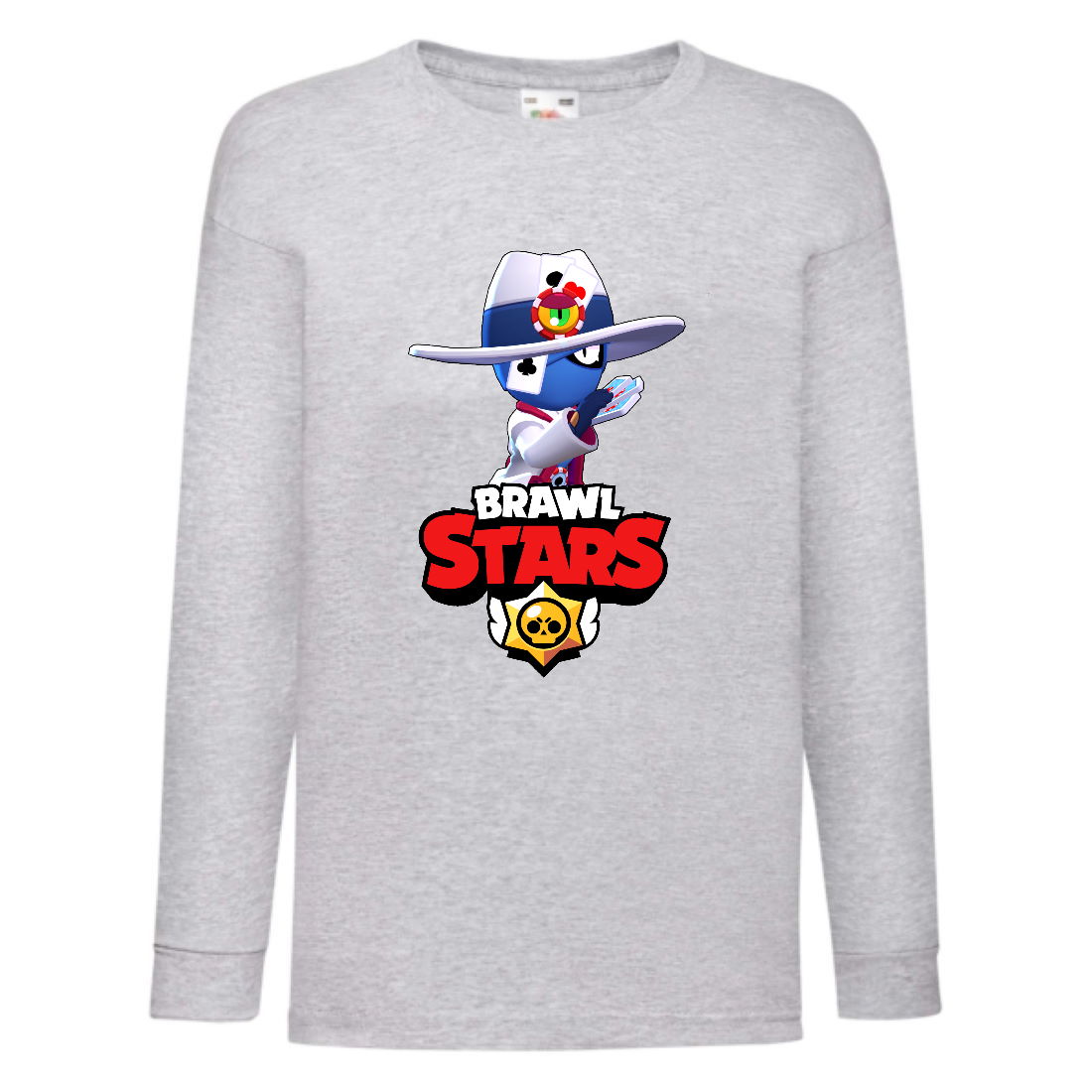 

Лонгслив реглан Brawl Stars Tara Misfortune (Бравл Старс Тара Бедовая) серая (BRST gry) 164 см