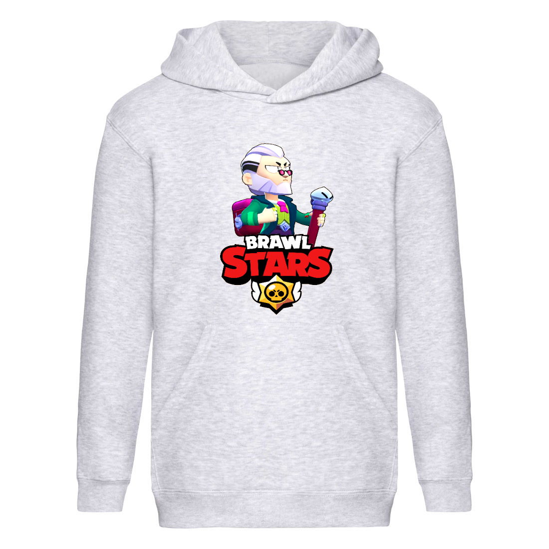 

Худи детская Brawl Stars Bayron (Бравл Старс Байрон) серая (BRS gry) 128 см
