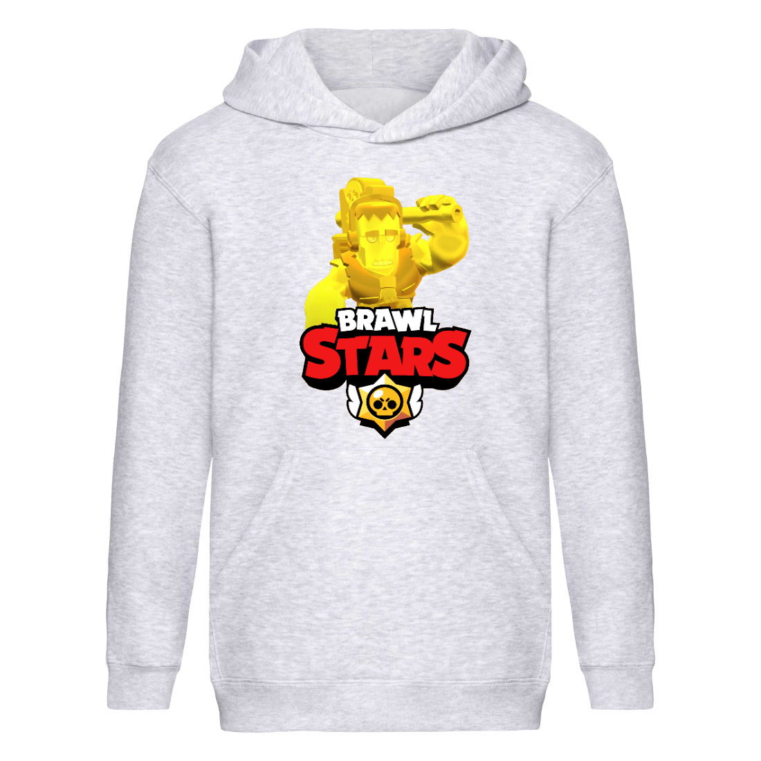 

Худи детская Brawl Stars Frank Gold (Бравл Старс Фрэнк Золотой) серая (BRS gry) 164 см