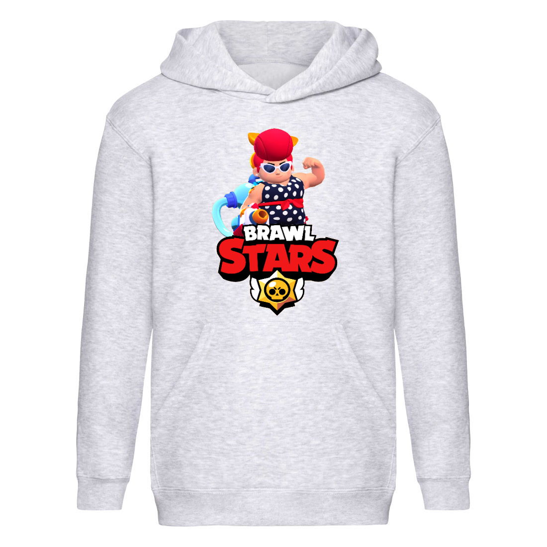 

Худи детская Brawl Stars Pam Beach (Бравл Старс Пэм Пляжная) серая (BRS gry) 140 см