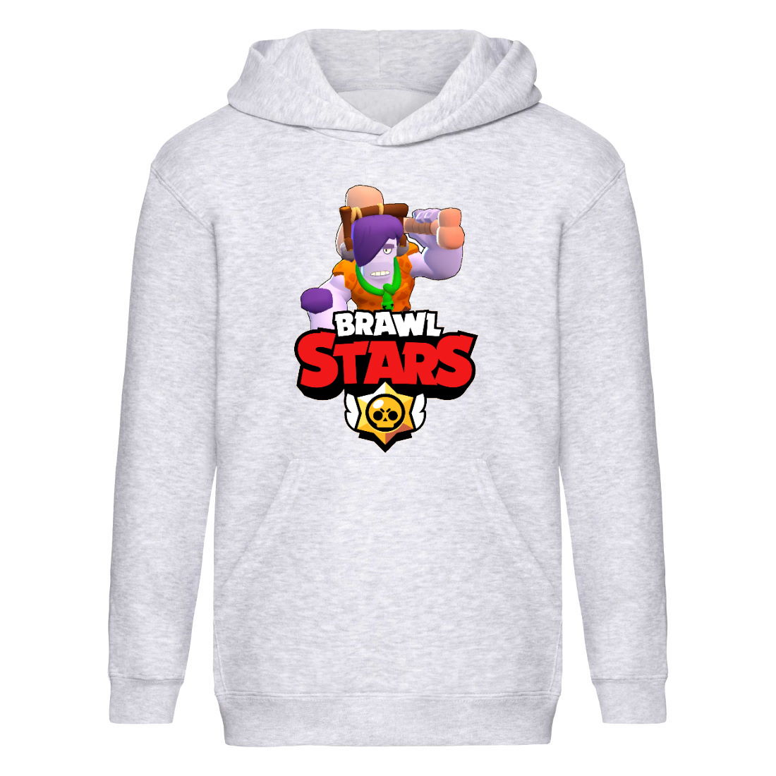 

Худи детская Brawl Stars Frank Caveman (Бравл Старс Фрэнк Пещерный) серая (BRS gry) 116 см
