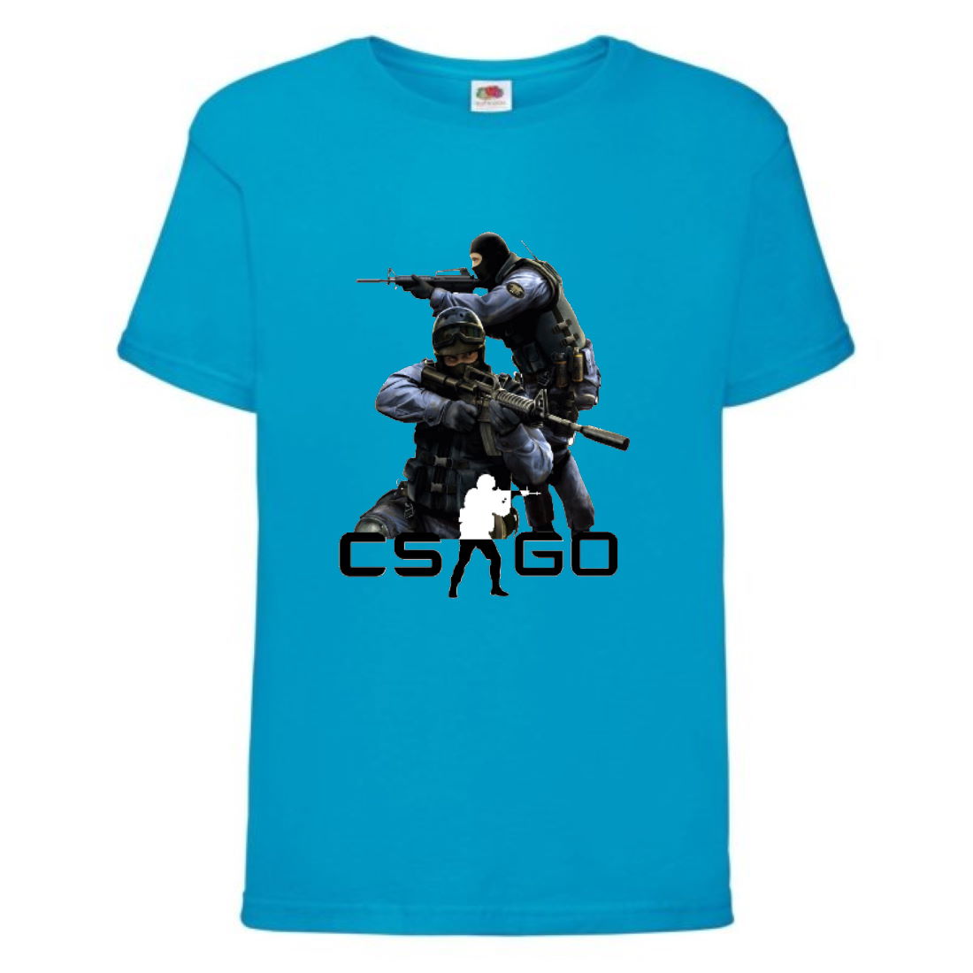 

Футболка детская Контр Страйк 0018 (CS GO) синяя (CSG blu 0018) 116 см