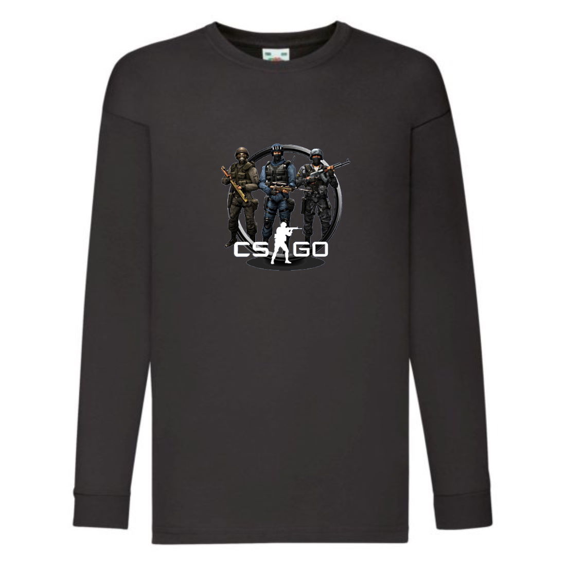

Лонгслив реглан Контр Страйк 004 (CS GO) черный (CSG blc 004) 128 см