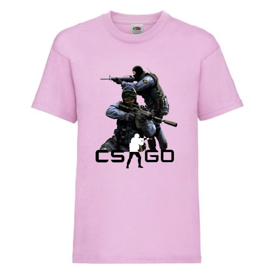 

Футболка детская Контр Страйк 0018 (CS GO) светлорозовая (CSG lpn 0018) 116 см
