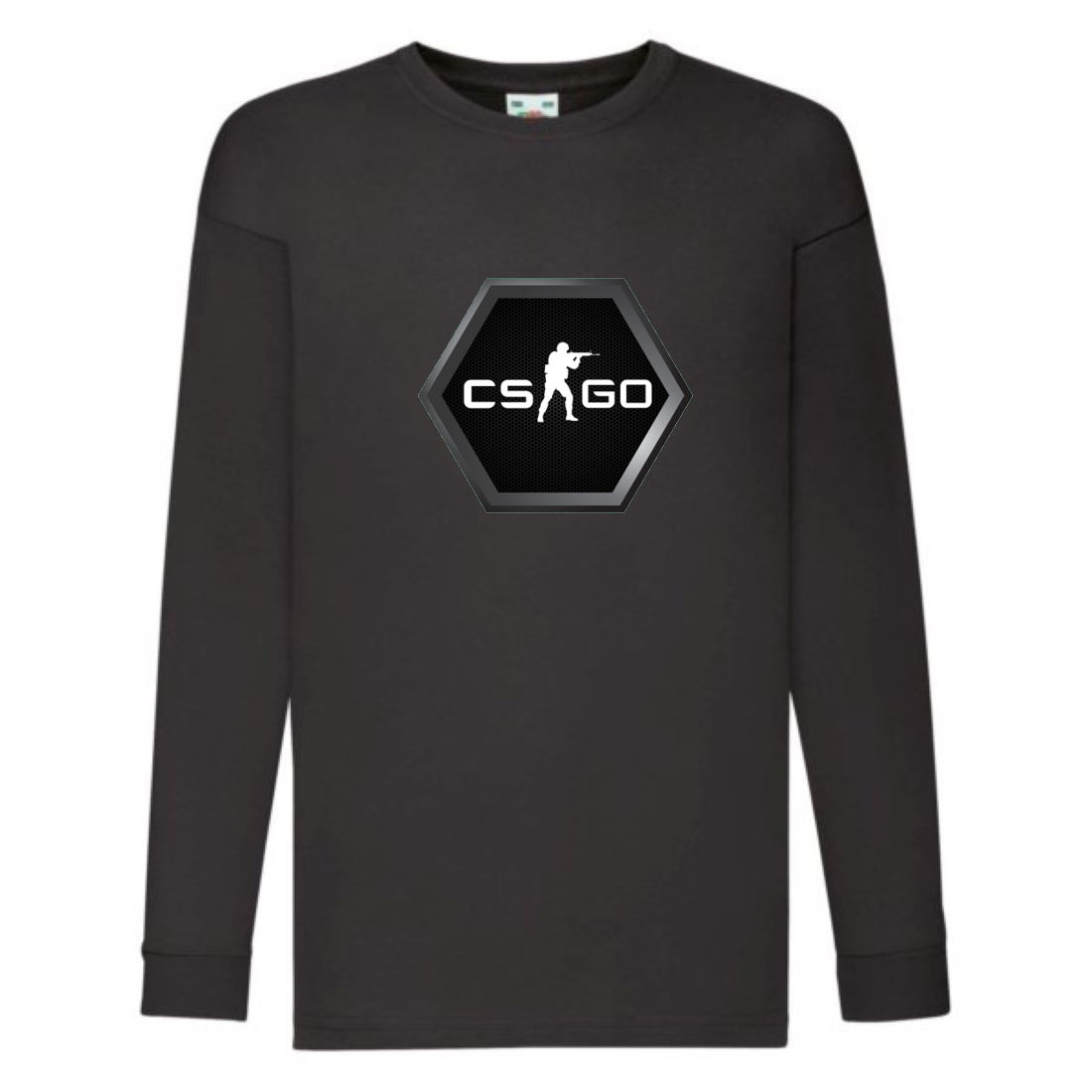 

Лонгслив реглан Контр Страйк 008 (CS GO) черный (CSG blc 008) 140 см