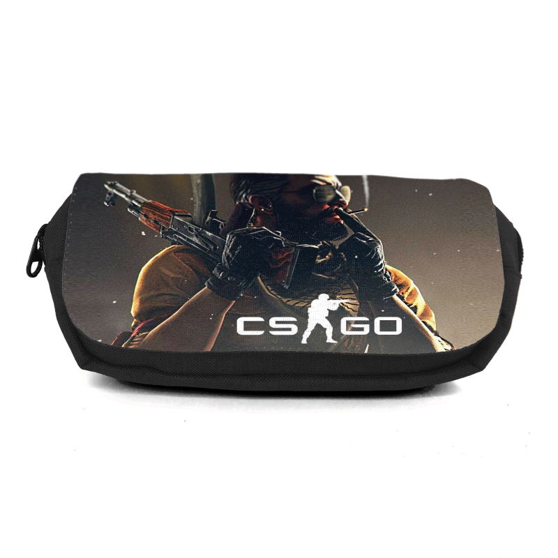 

Школьный пенал Контр Страйк органайзер универсальный (CSGO-002-black) черный
