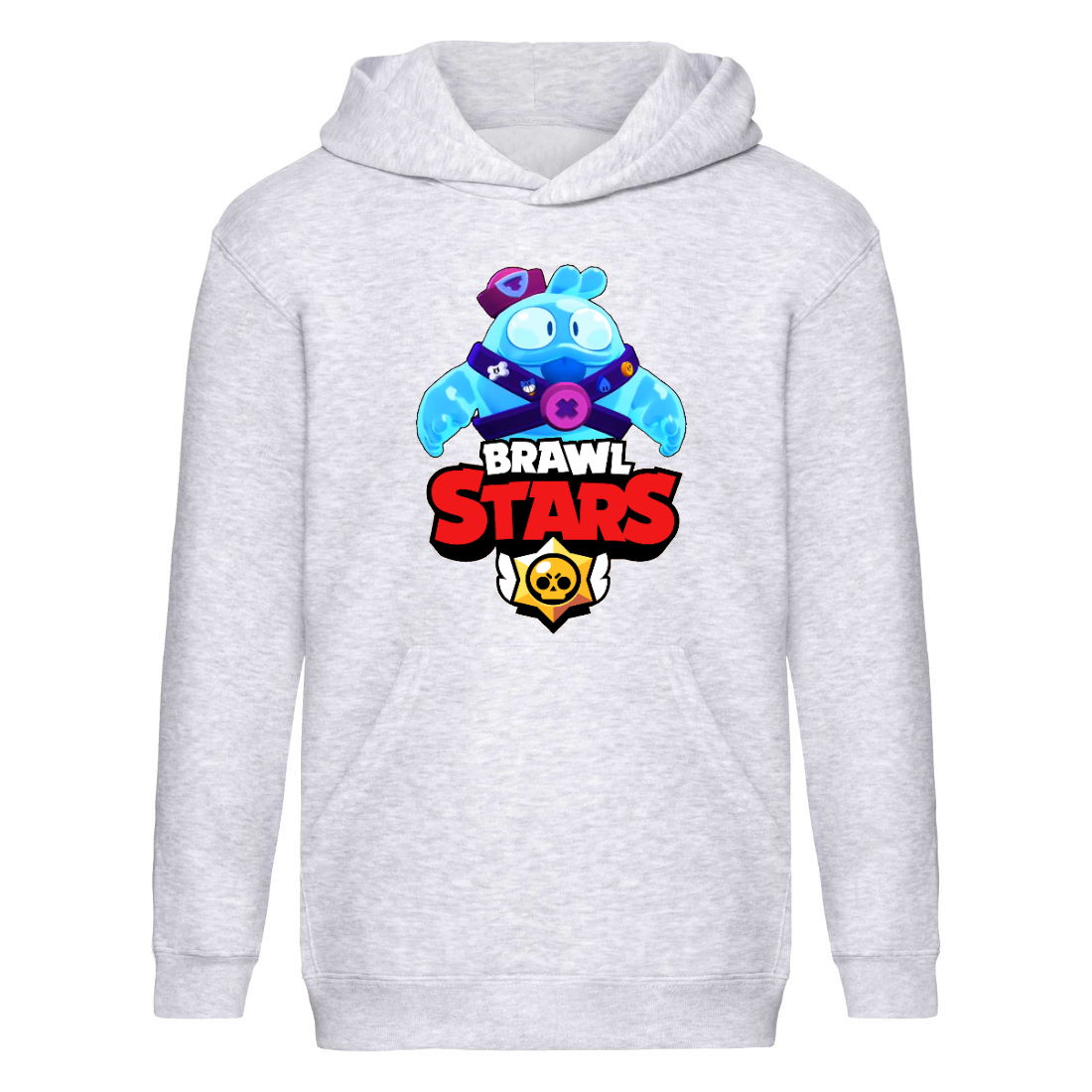 

Худи детская Brawl Stars Squeak (Бравл Старс Скуик) серая (BRS gry) 116 см