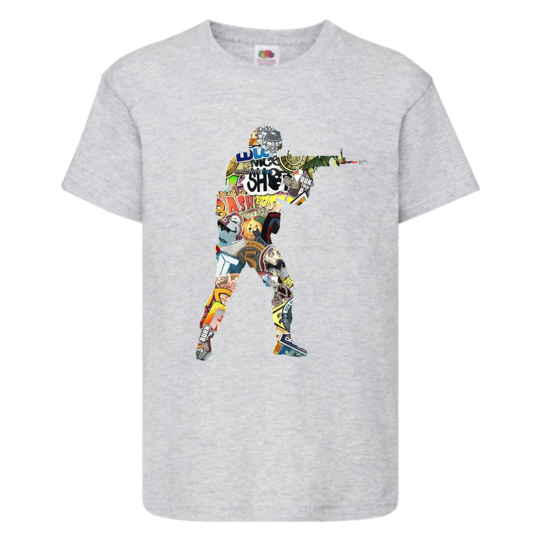 

Футболка детская Контр Страйк 003 (CS GO) серая (CSG gry 003) 116 см