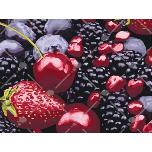 

Картина по номерам "Натюрморт. Вкус лета" КНО5541 (15-101635)