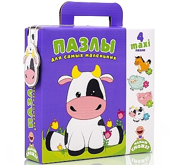 

Пазлы "Коровка" для самых маленьких (рус) - Vladi Toys (20-512237)