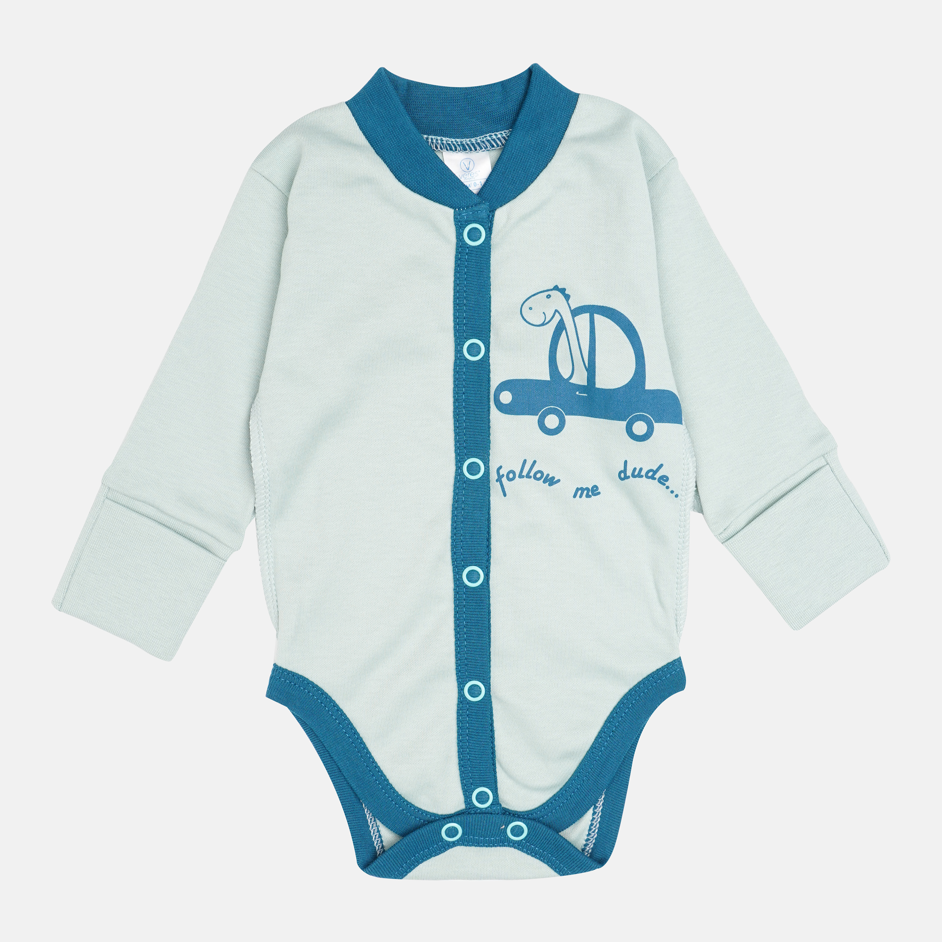 

Боди Baby Veres 102.93 56 см Бирюзовое