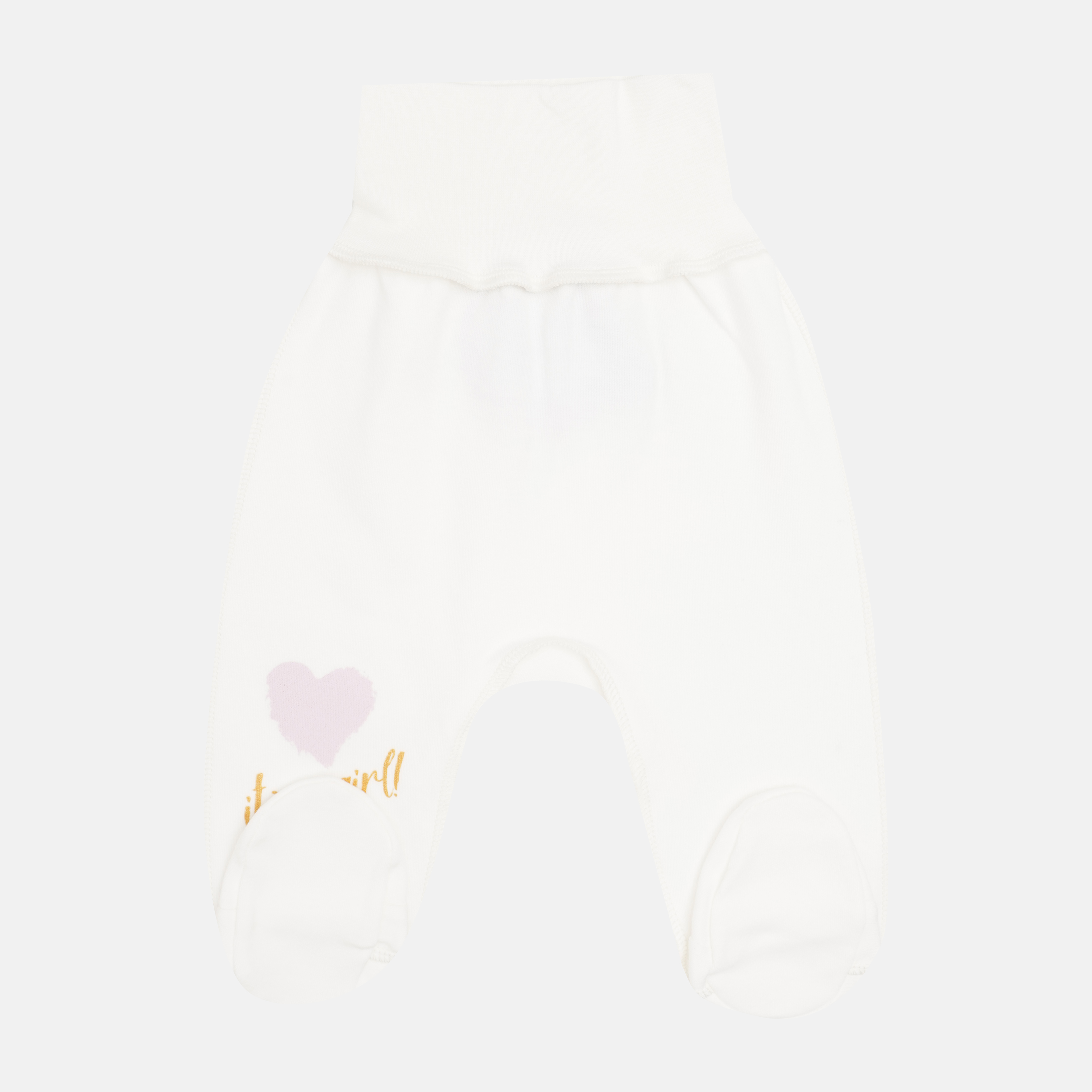 

Ползунки Baby Veres Shimmer girl 104.81-13 62 см Молочные