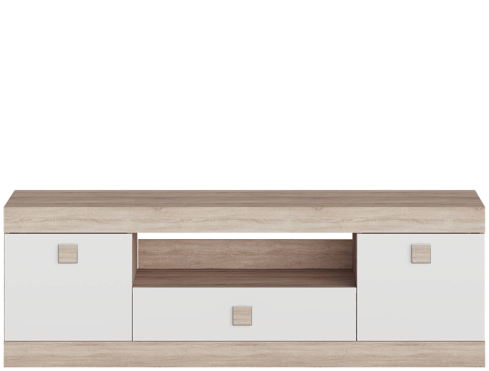 

Тумба ТВ 1500 Соната Omni Home Комби Сонома Белый