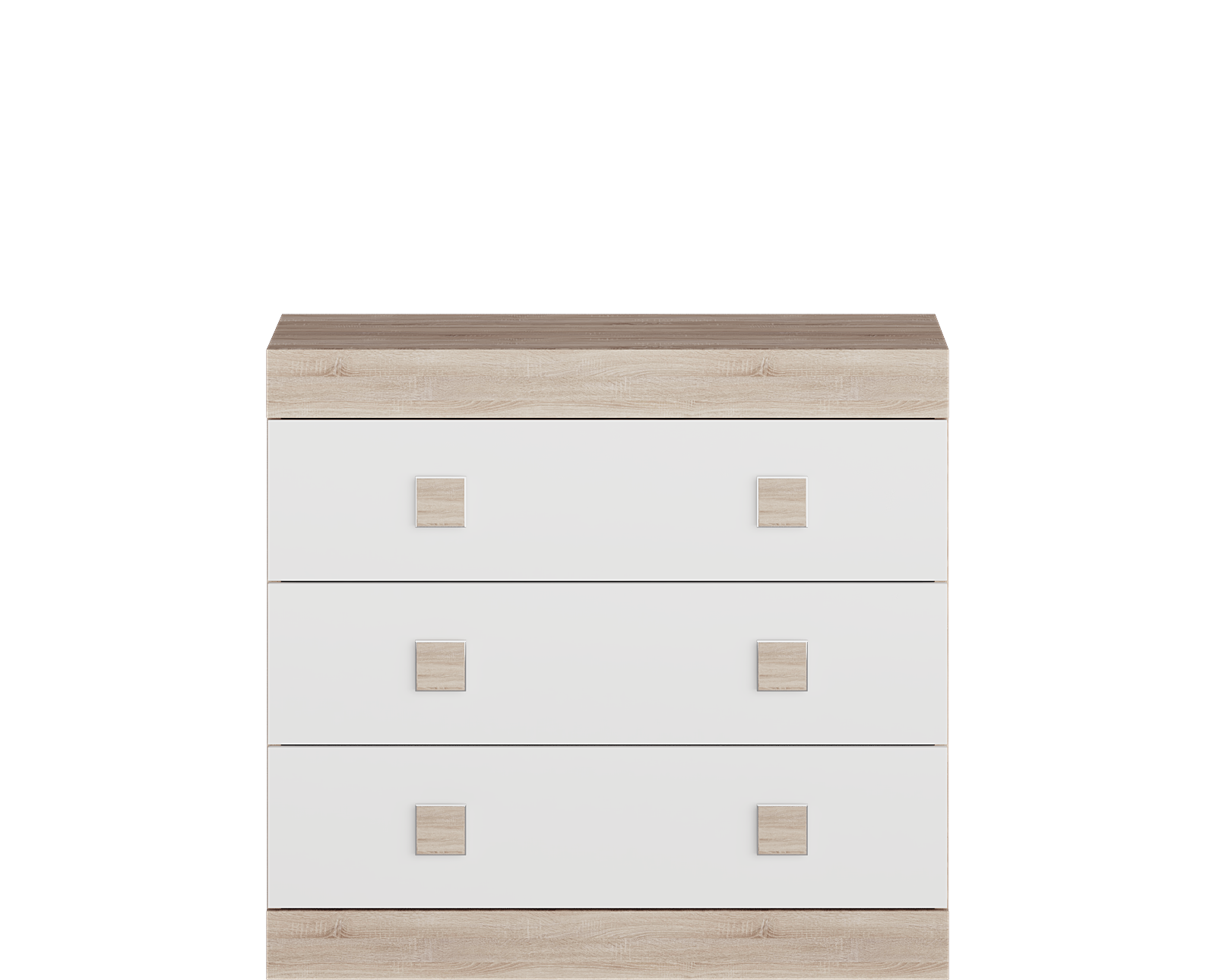

Комод 1 Соната Omni Home Комби Сонома Белый