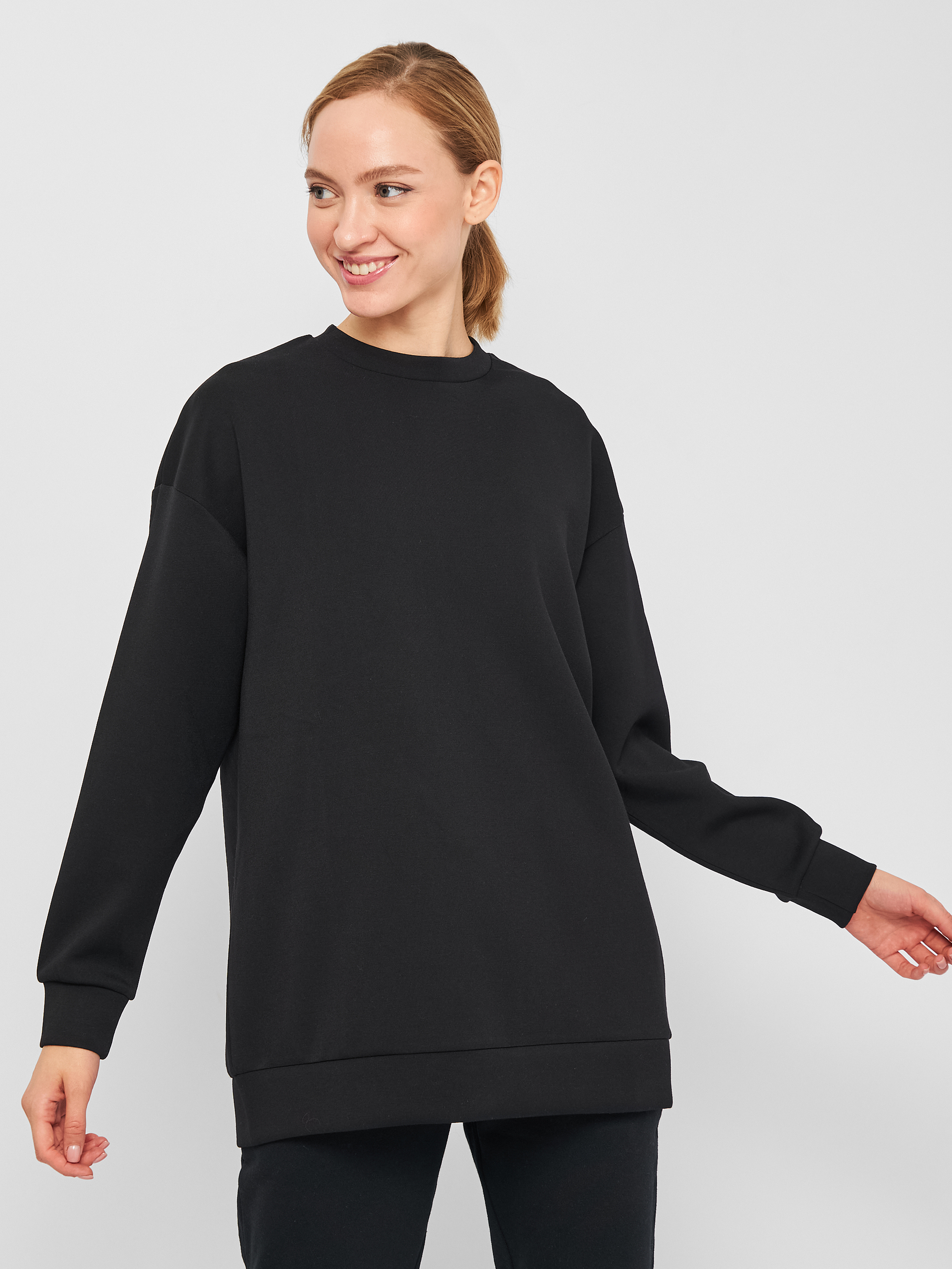 

Свитшот 4F H4L21-BLD010-20S  Deep Black, Свитшот 4F H4L21-BLD010-20S S Deep Black
