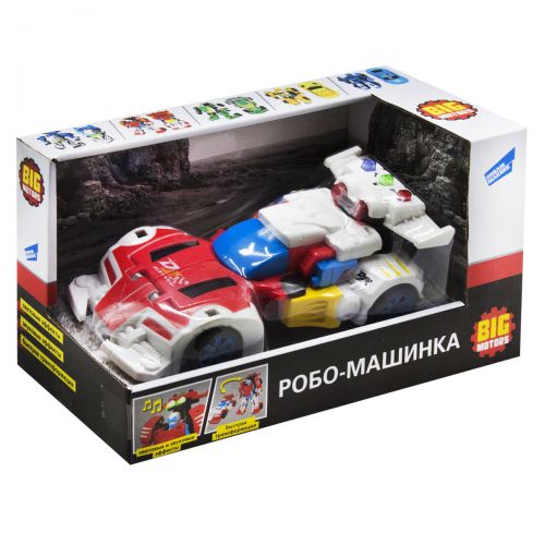 

Игрушечная машинка-трансформер Big Motors Mecha красно-белая (D622-H047A)