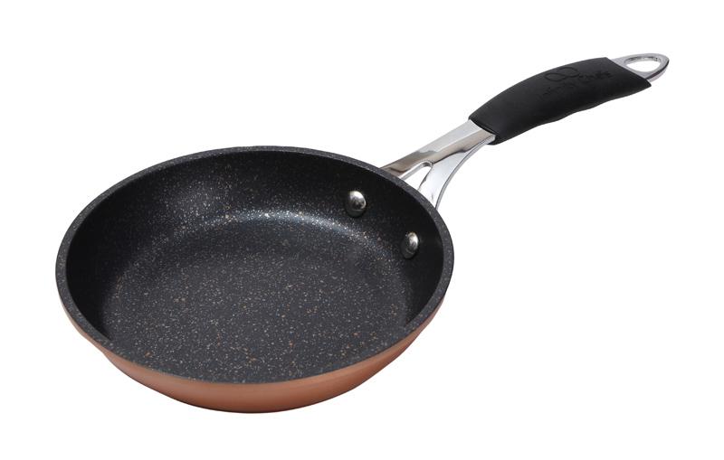 

Сковорода алюминиевая Bergner Infinity Chefs Ø16 см без крышки, с индукционным дном и антипригарным покрытием Quantanium (BGIC-1000)
