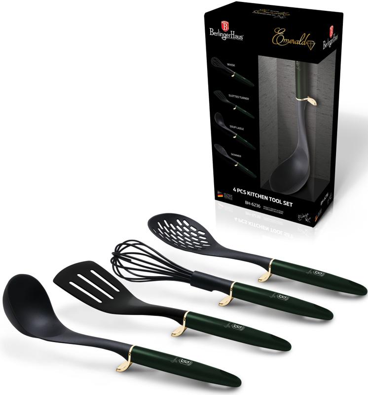 

Кухонный набор 4 предмета Berlinger Haus Emerald Collection из нейлона (BH-6236)