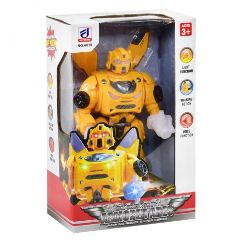 

Игровая фигурка робот DEFAToys «Бамблби» 22 см говорит на англ желтый (6019)