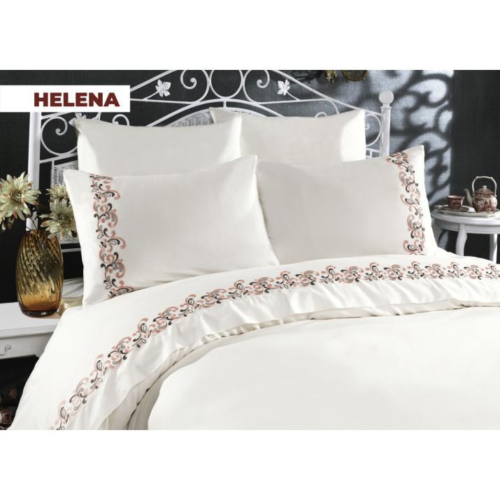 

Комплект постельного белья Arya Helana двуспальный евро 200 x 220 см хлопок (AR-A107053)