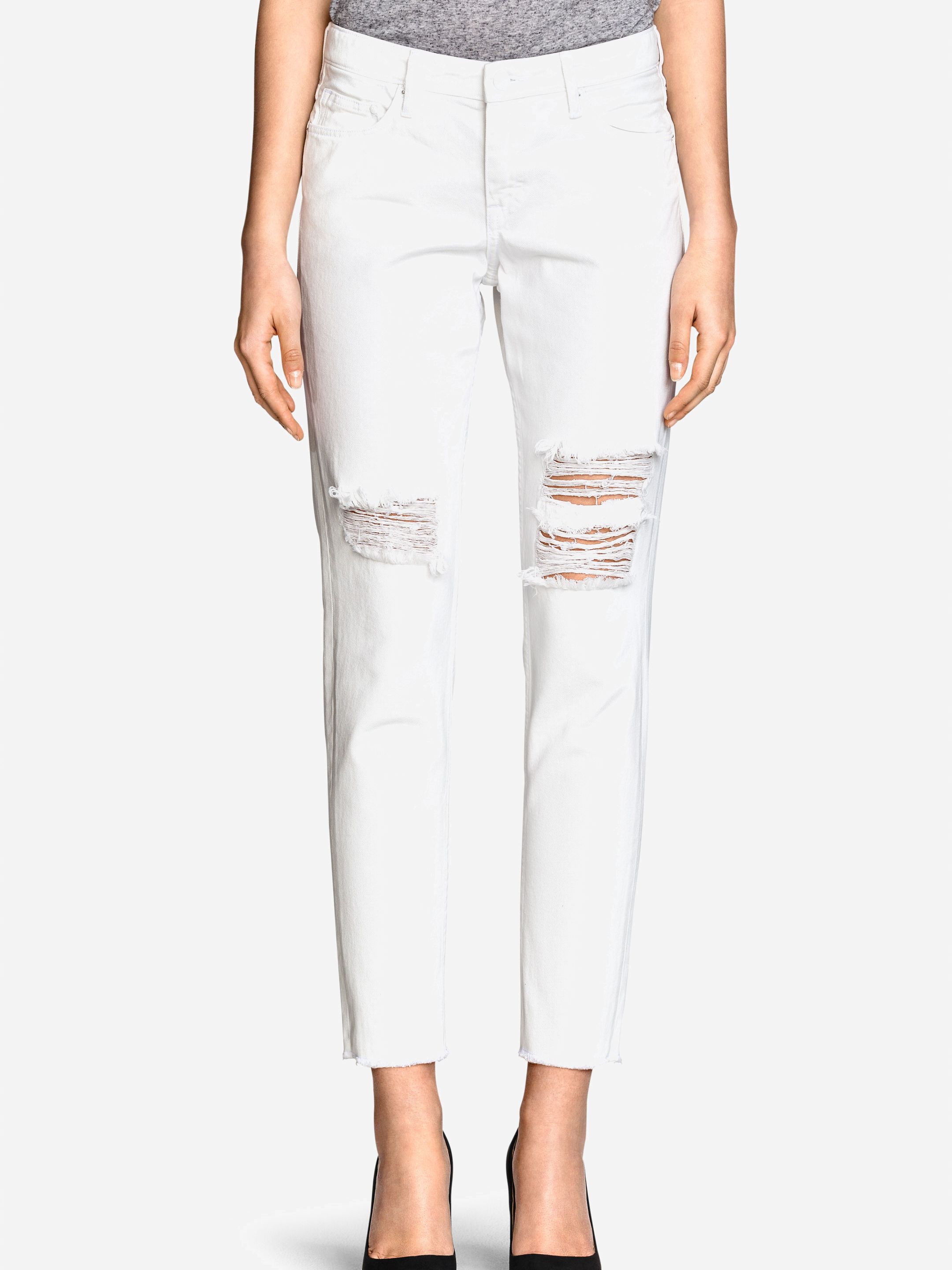 

Джинсы H&M 2809203-ACTS 33 Белые