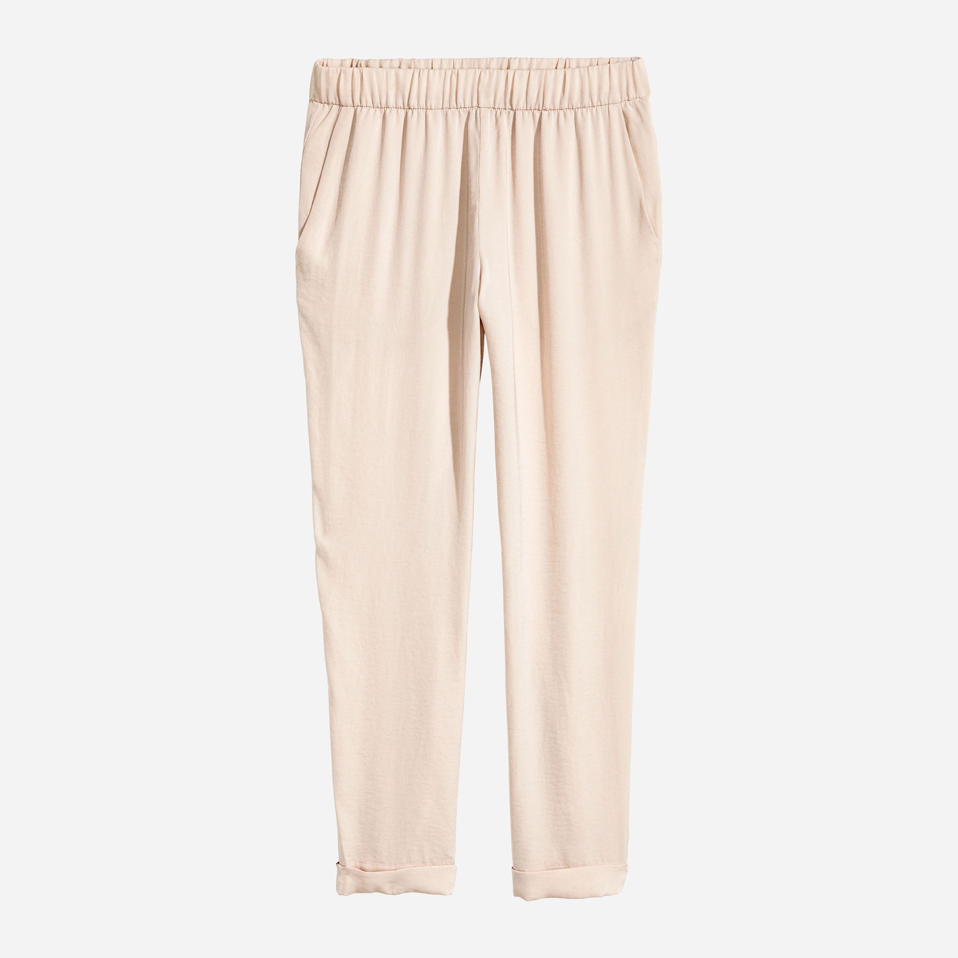 

Брюки H&M 4871925-ACWJ 42 Светло-бежевые