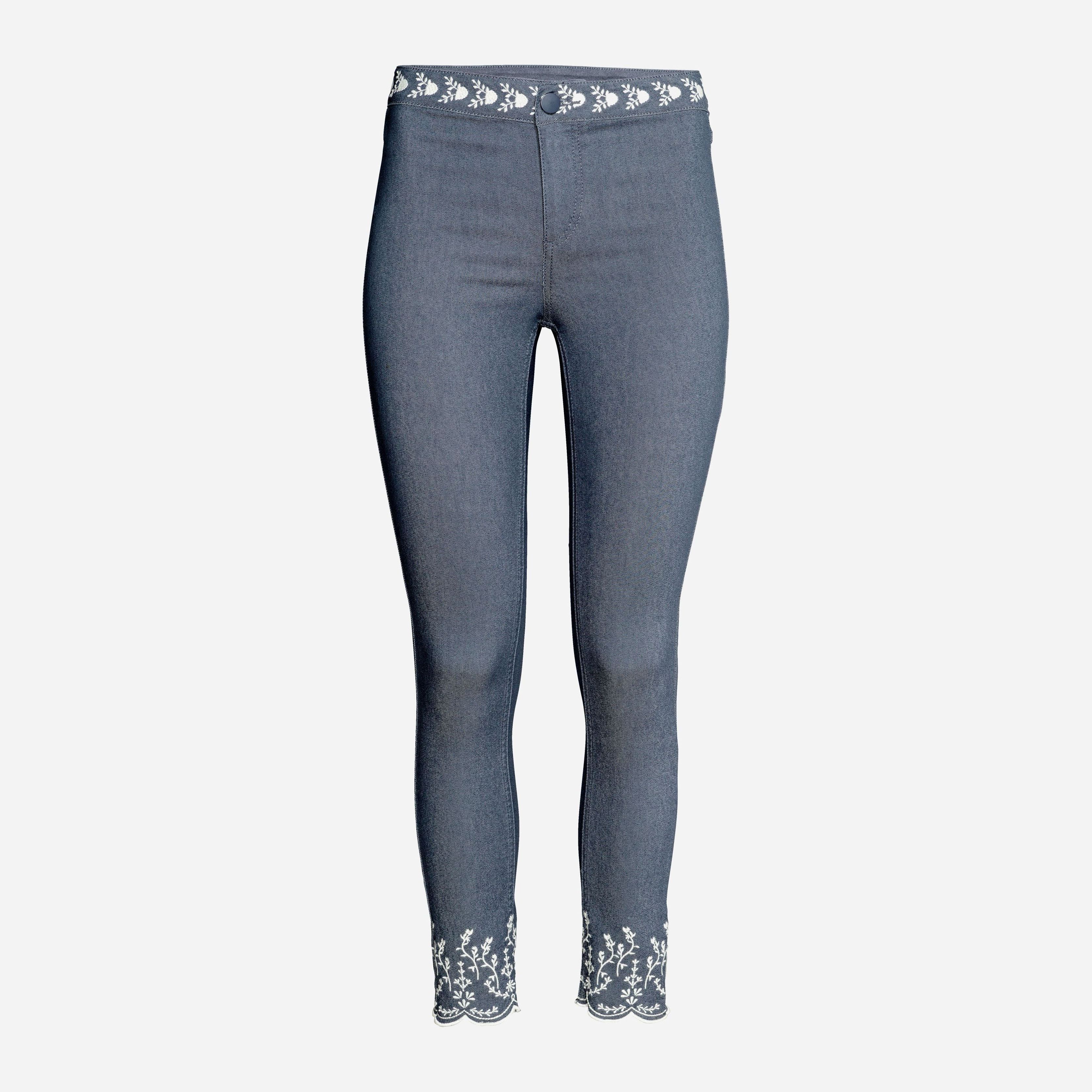 

Джинсы H&M 4765586-ABCU 40 Синие с белым