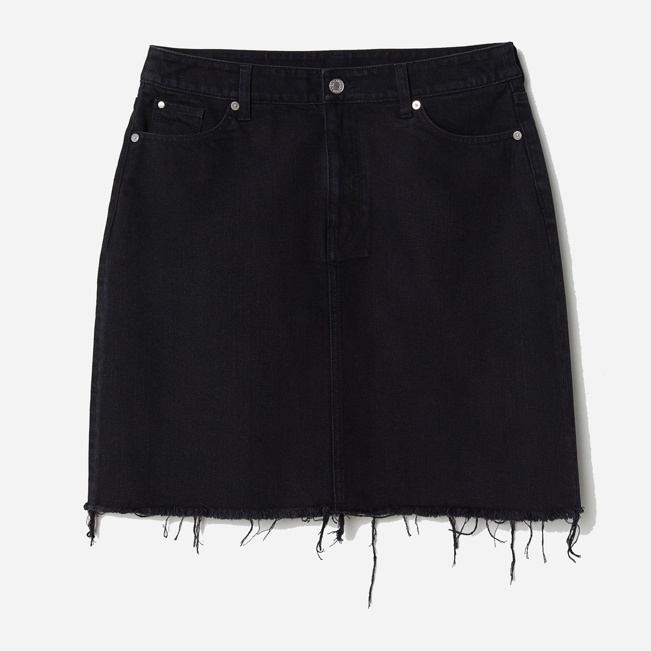 

Юбка джинсовая H&M 5798377-AAAD 48 Черная