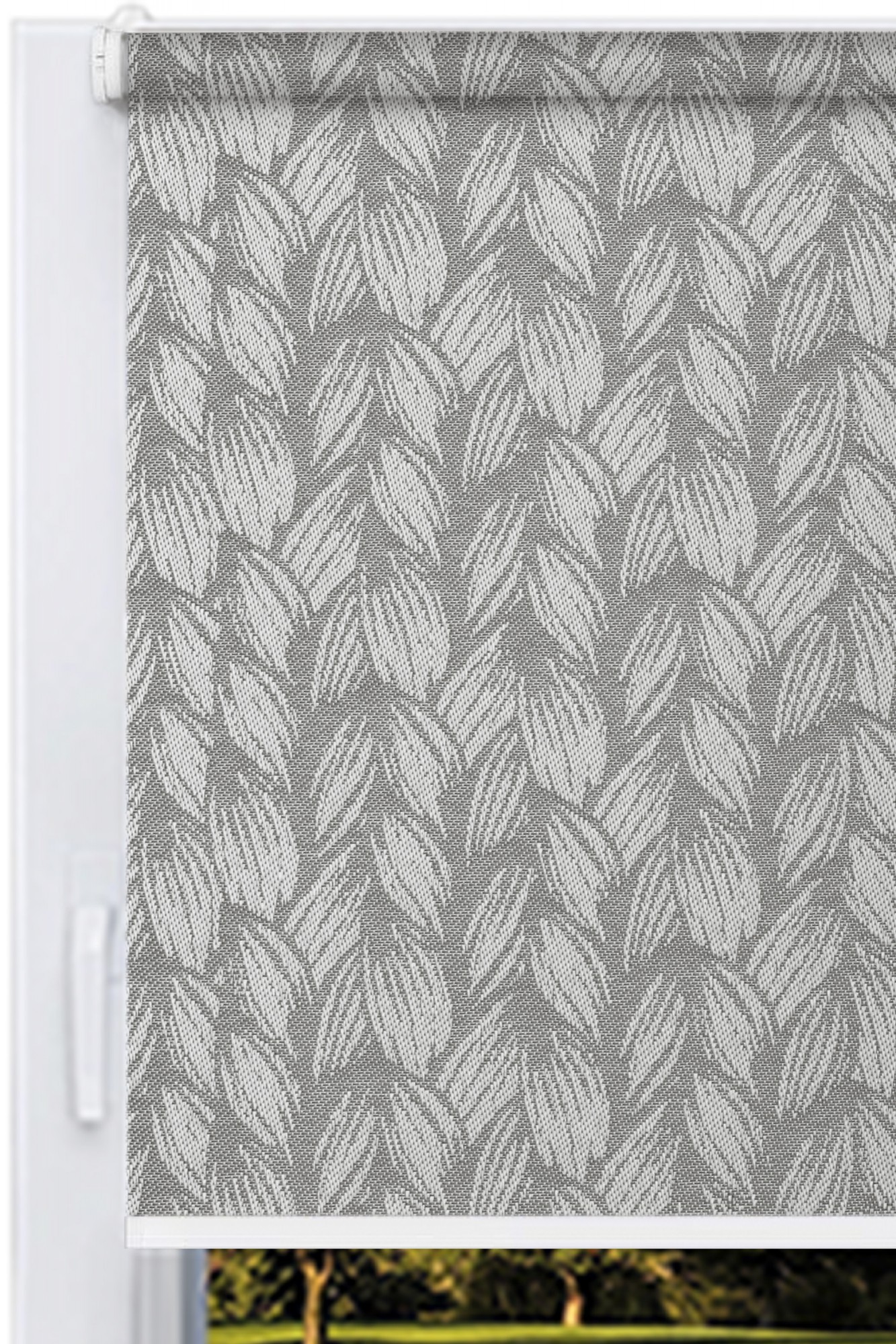 

Ролета тканевая DECOLUX 70x200 BRAID Графитово-серый ,Стандарт 25 белый,цепь150