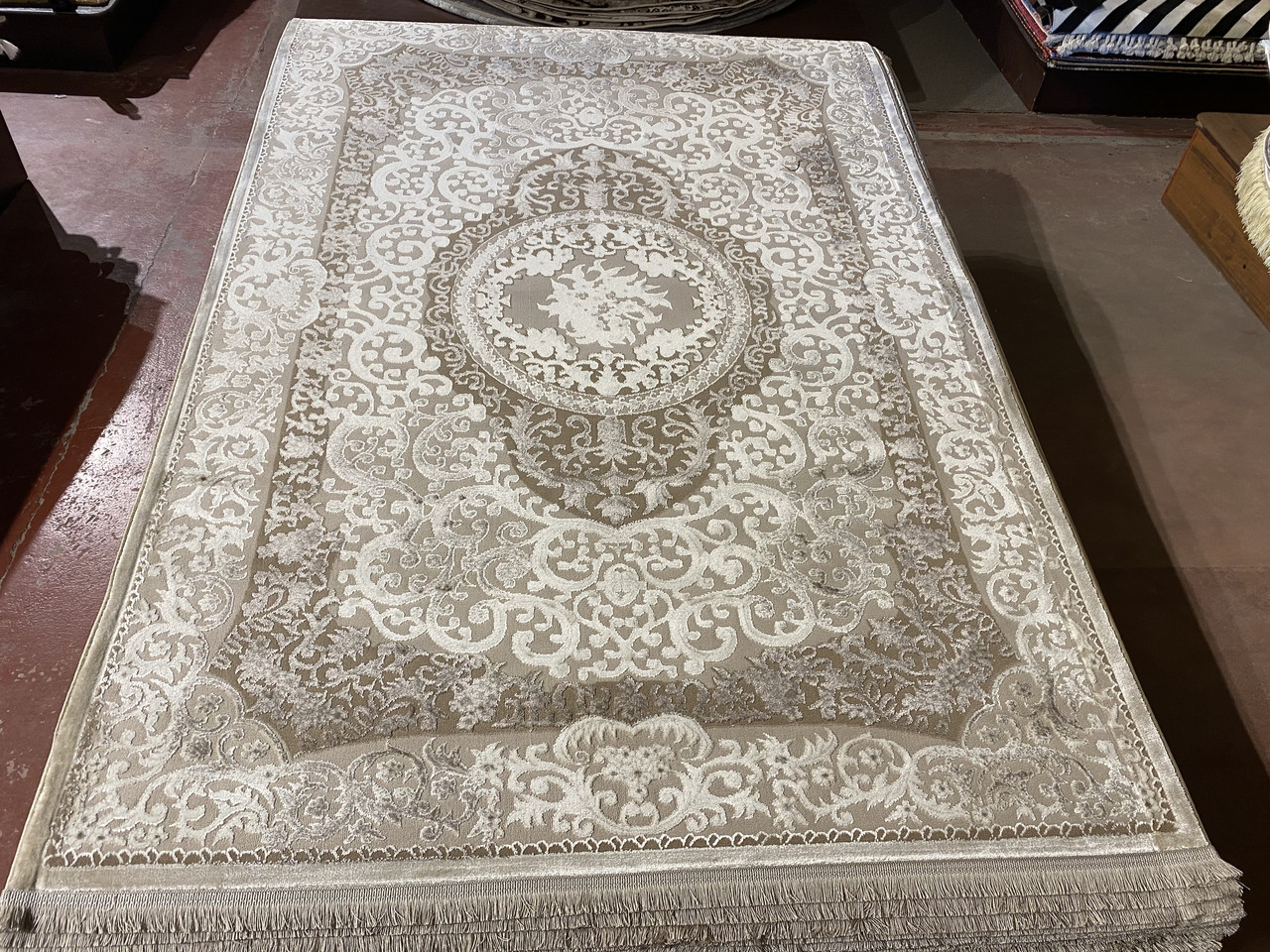 

Ковер среднего ворса Rubin Petra 1,6x2,3 м Бежевый ( 5852a beige )