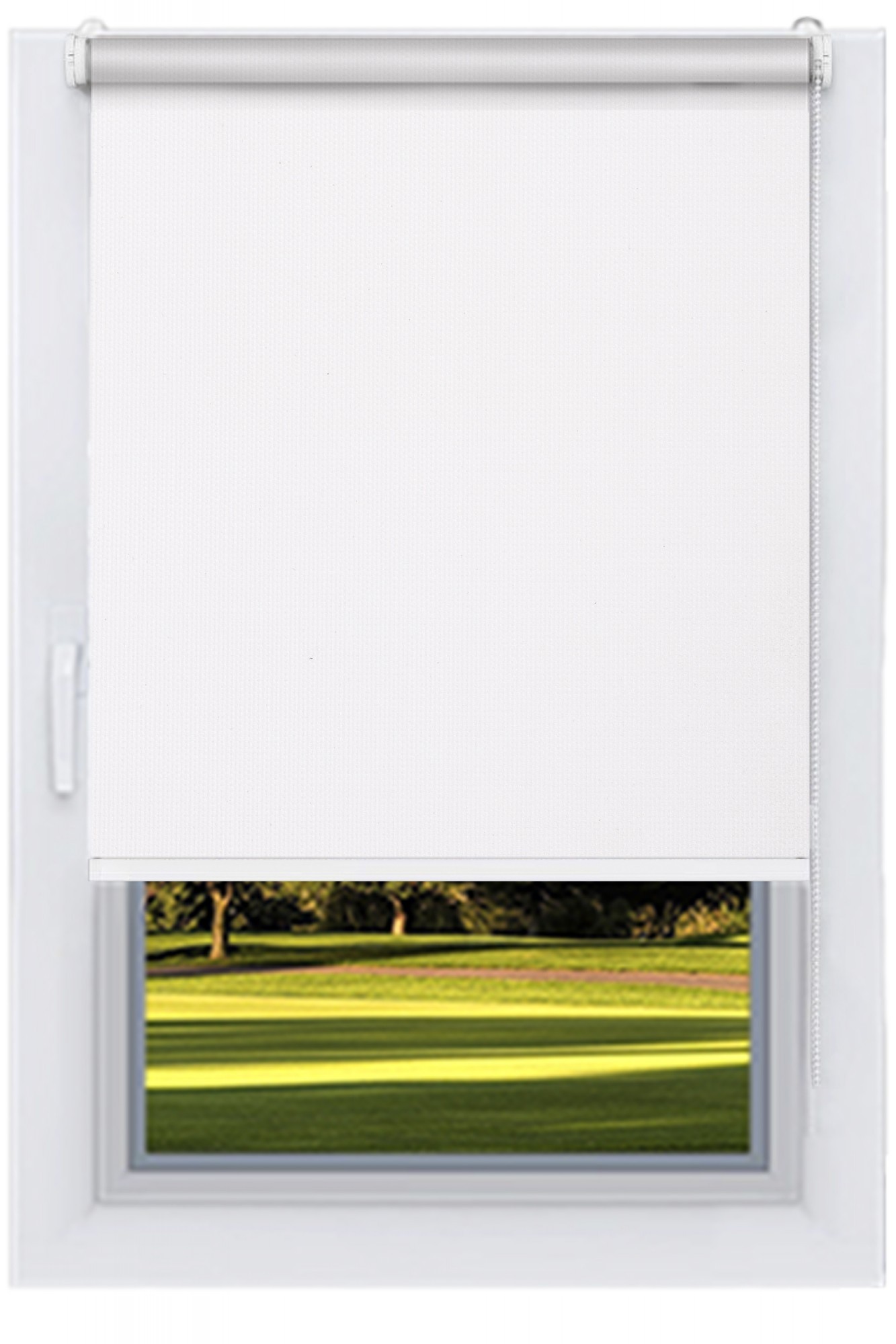 

Ролета тканевая DECOLUX 120х160 LUNA. 1039. Белый Мини 19 Белый