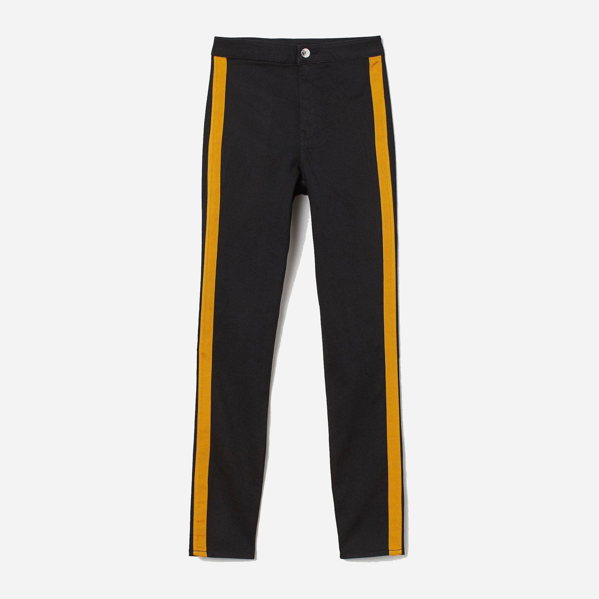 

Джинсы H&M 6778459-ABBM 36 Черные с оранжевым