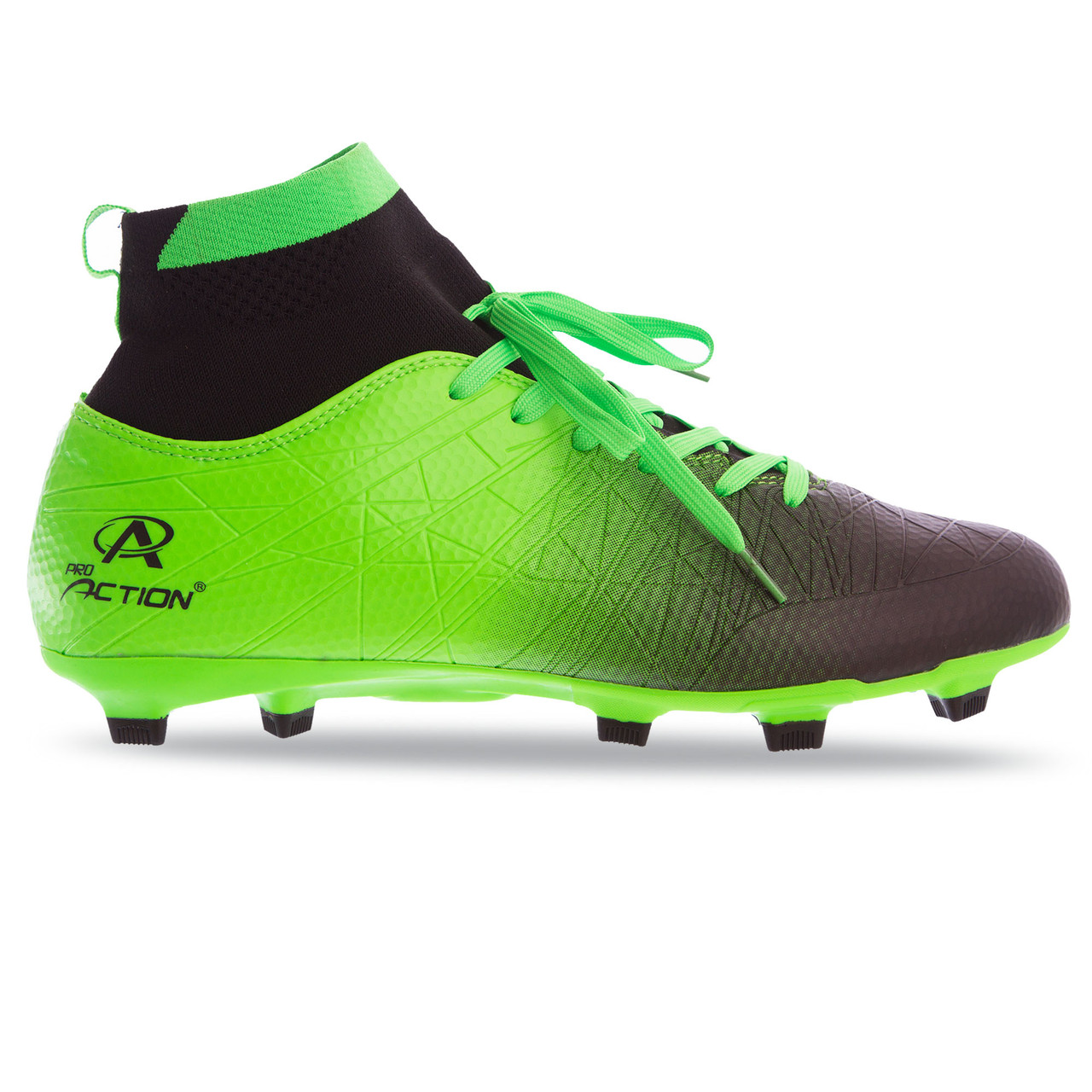 

Бутсы футбольные с носком Pro Action Sprinter PRO-1000-15 размер 43 Green-Black