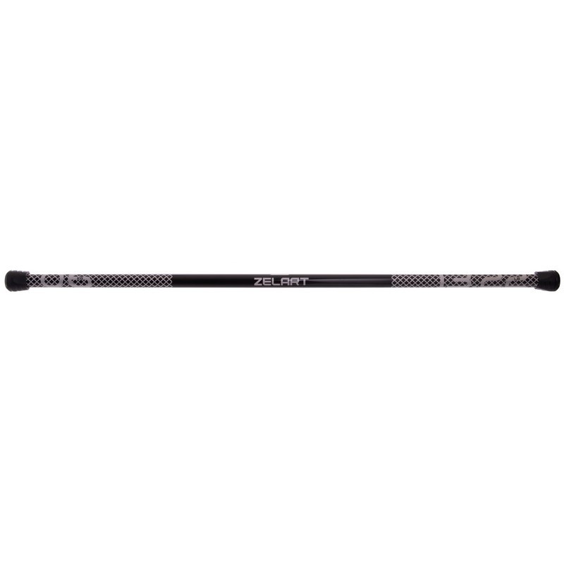 

Палка гимнастическая (бодибар) Zelart Modern Body Bar My Fit 2611-6 6 кг Black-Grey