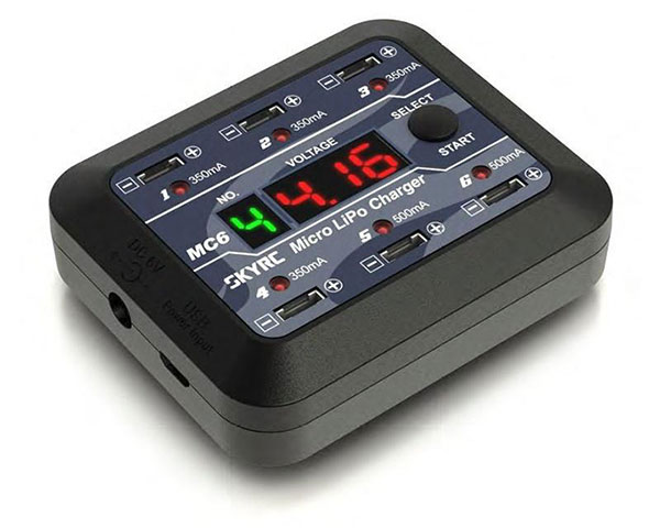 

Зарядное устройство SkyRC MC6 500mA 6х1S LiPo