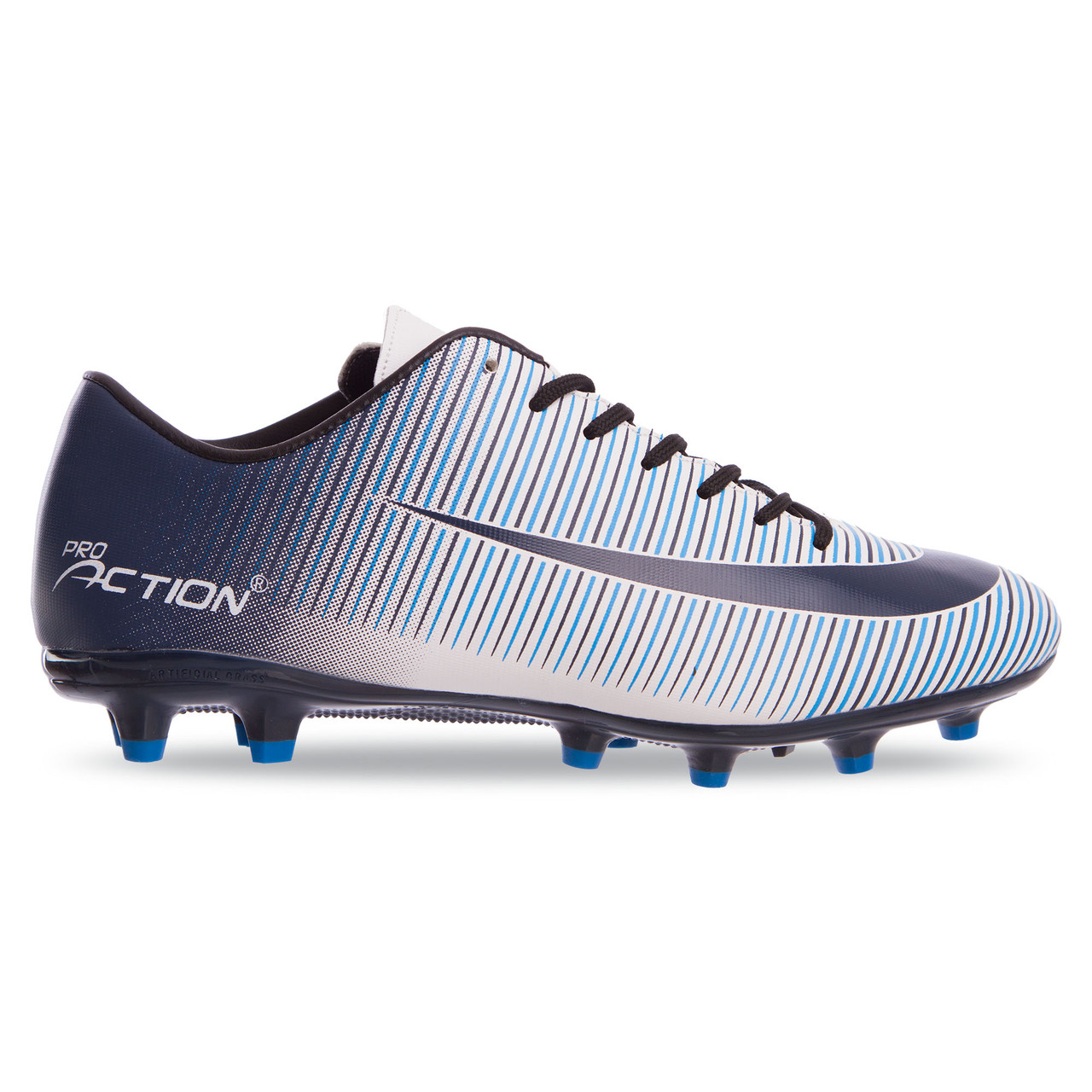 

Бутсы футбольные Pro Action Sprinter VL17778-TPU размер 43 Blue-White