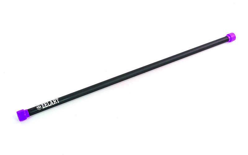

Палка гимнастическая (бодибар) Zelart Body Bar My Fit 1251 6 кг Black-Violet