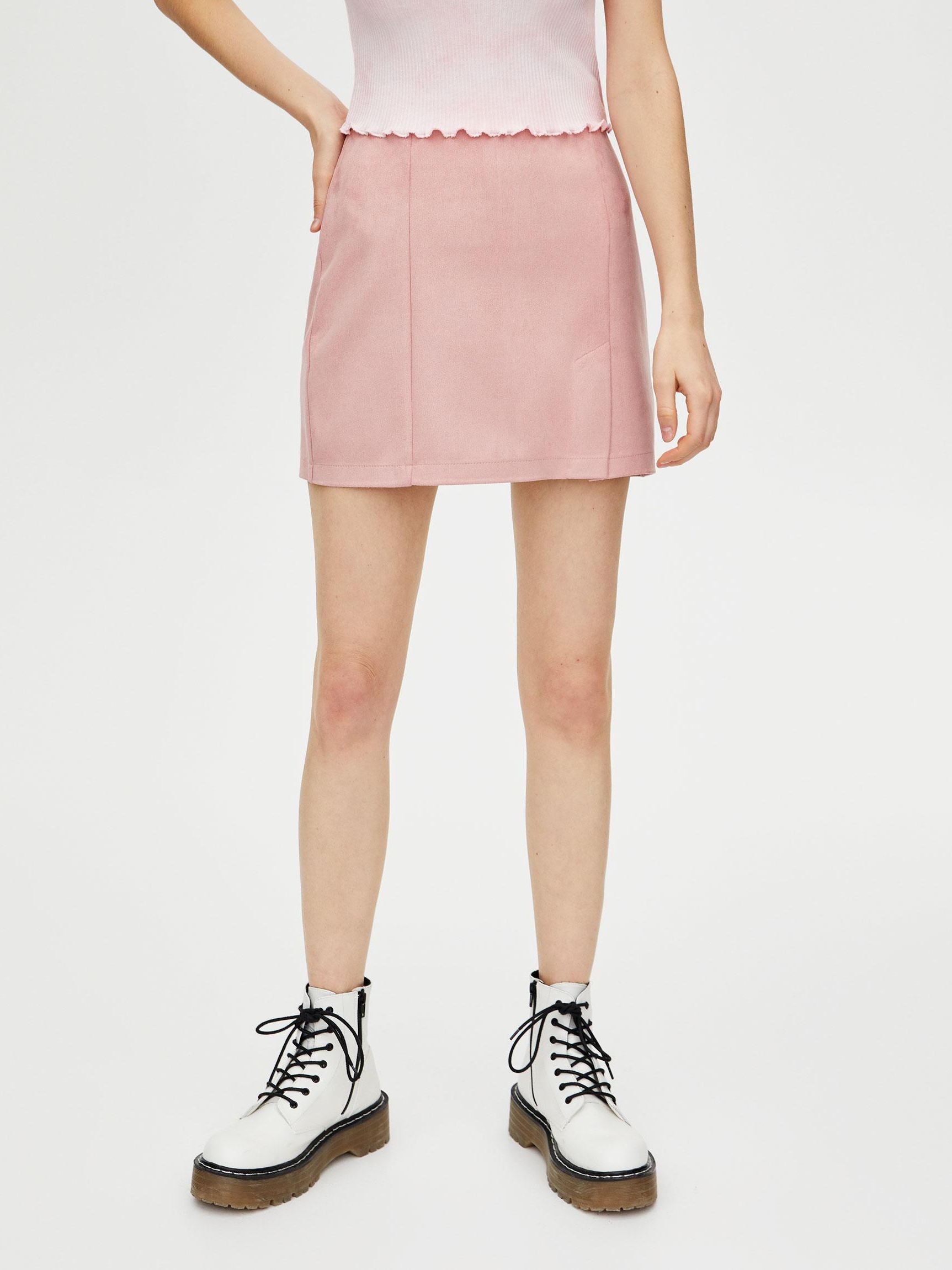 

Юбка Pull & Bear 5398/329/620-ACWG  Розовая, Юбка Pull & Bear 5398/329/620-ACWG L Розовая