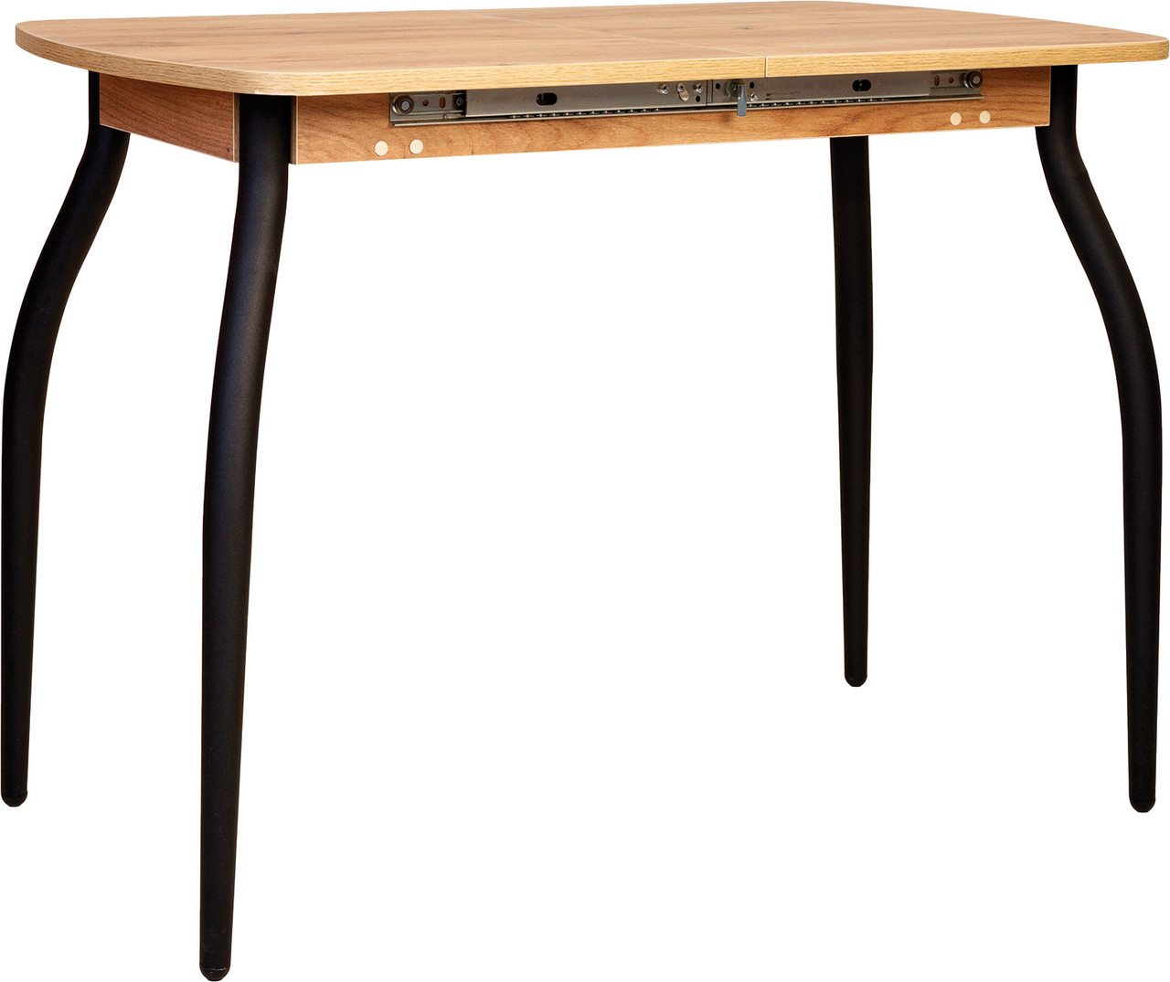 

Обеденный стол из металла/ДСП TALIO EXT LITE H18 110 рама в цвет черный Новый стиль цвет дуб золотой