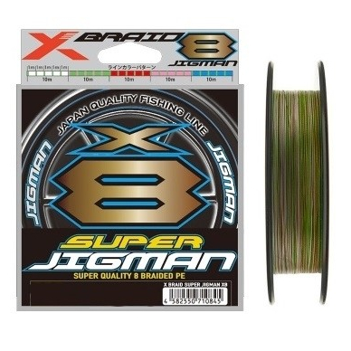 

Шнур YGK X-Braid Super Jigman X8 200m #0.6/0.128mm 14Lb/6.3kg