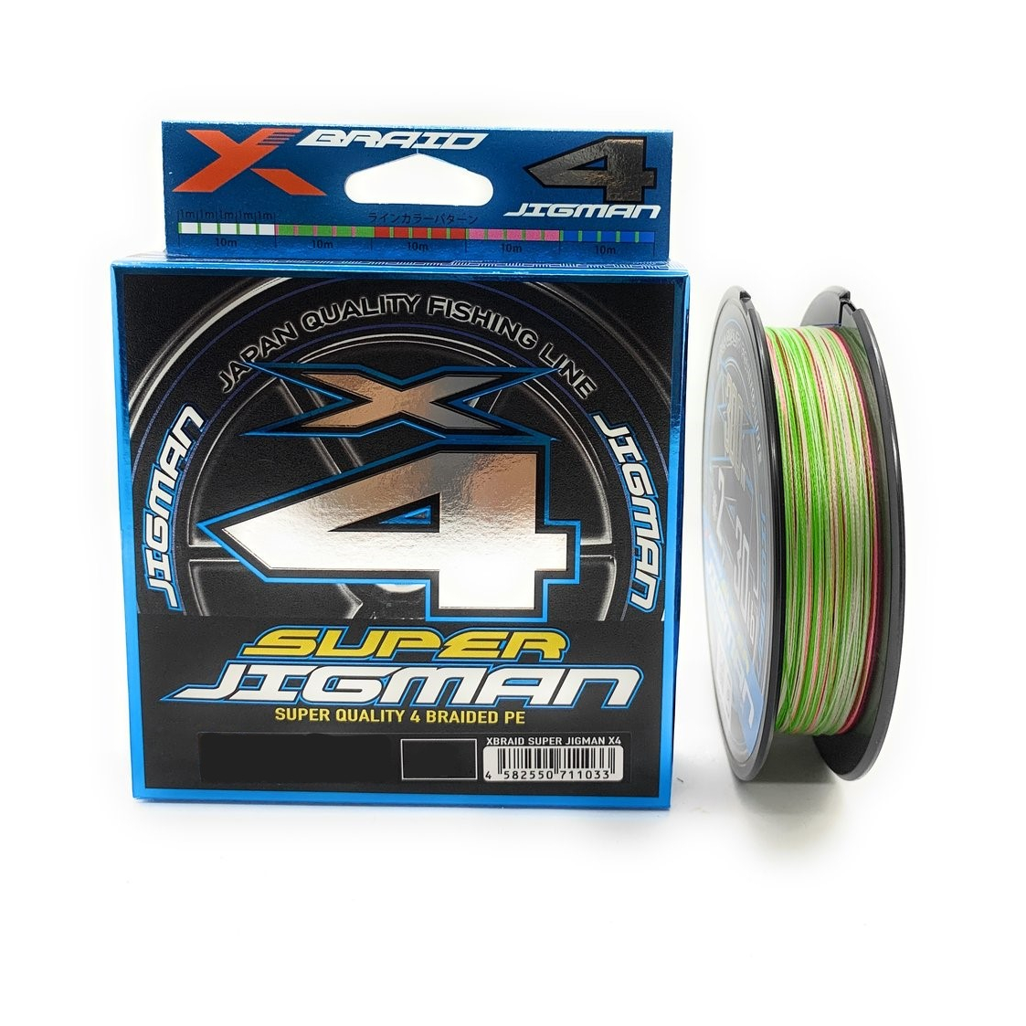 

Шнур YGK X-Braid Super Jigman X4 200m #0.6/0.128mm 12Lb/4.9kg