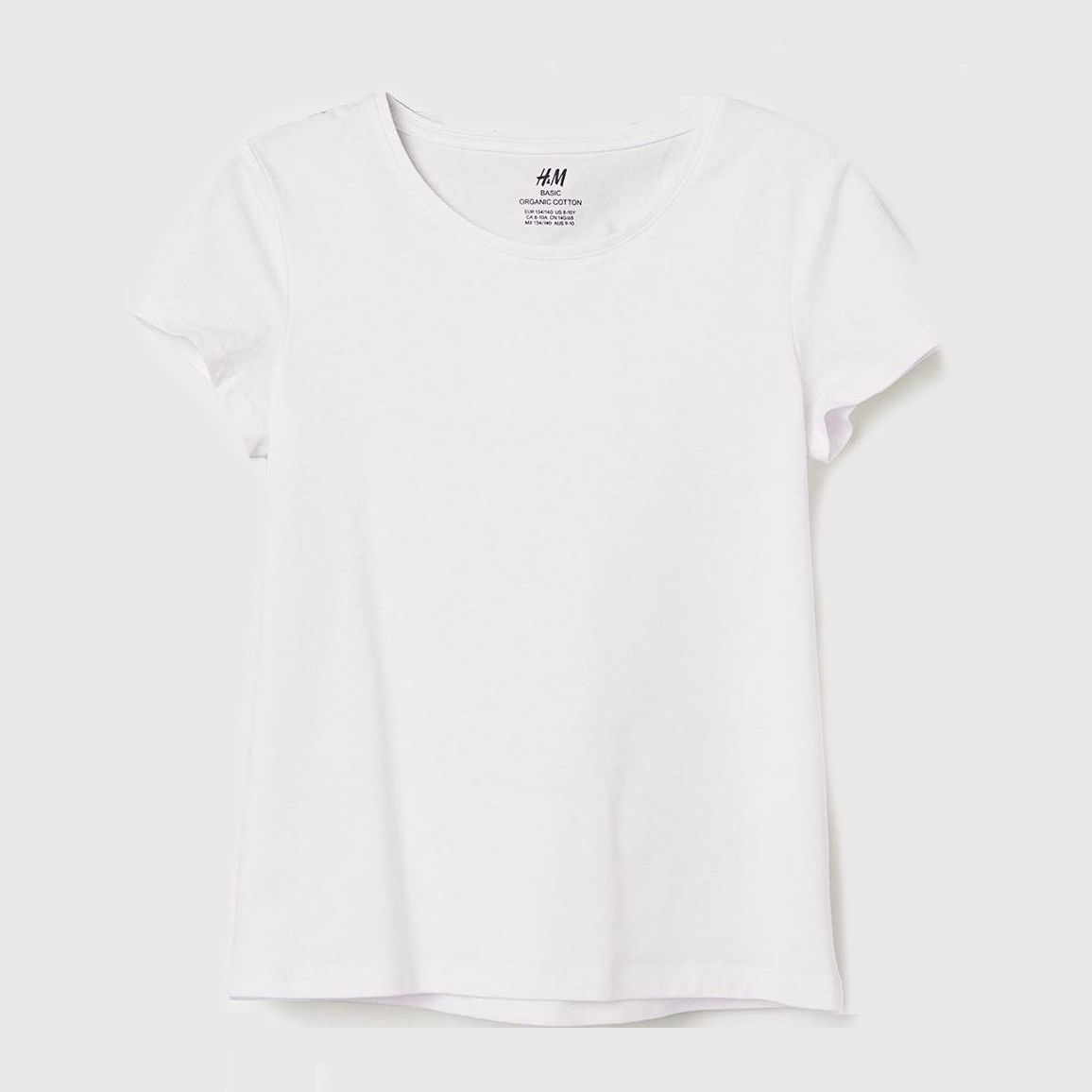 

Футболка H&M 628331 134-140 см Белая