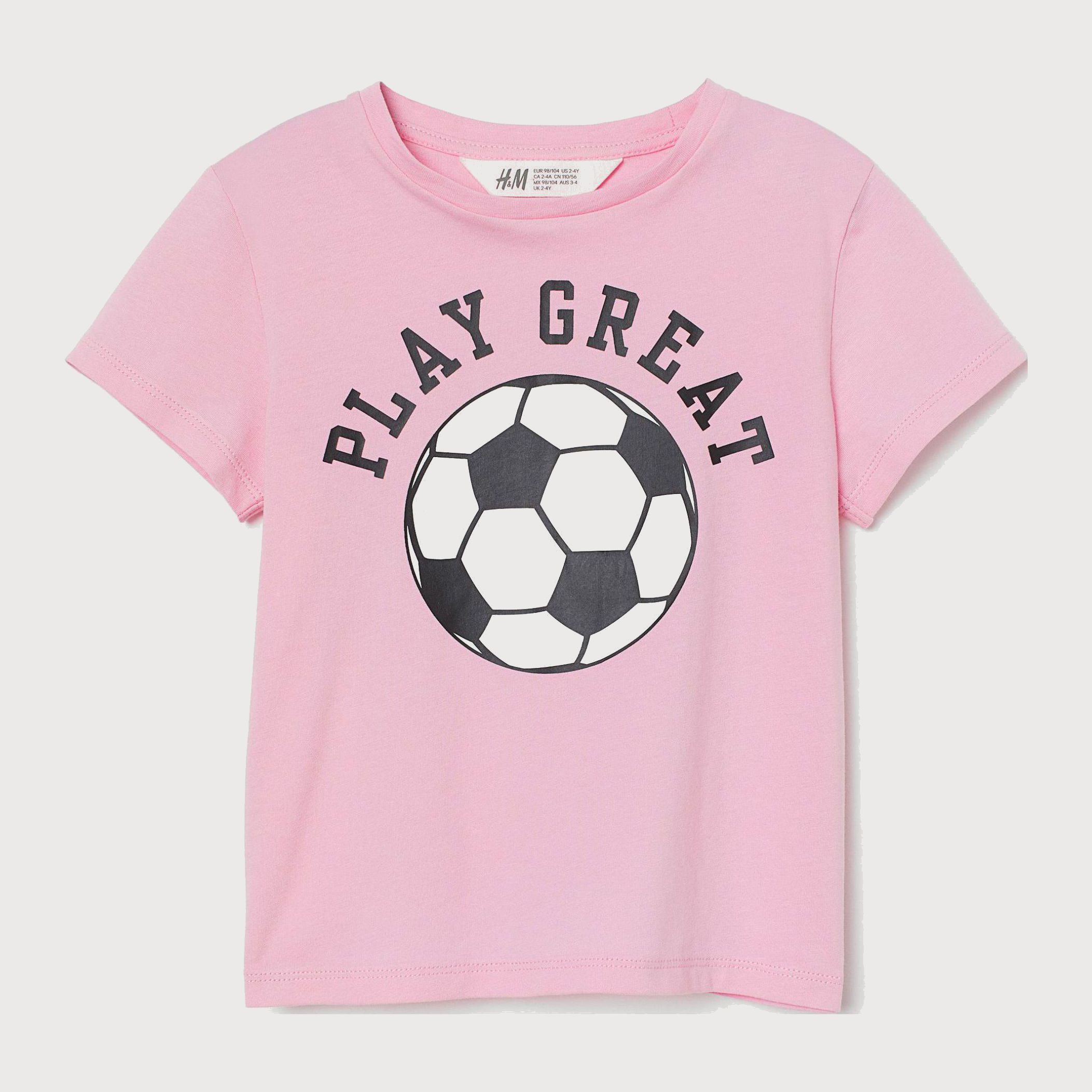 

Футболка H&M 796535 110-116 см Розовая