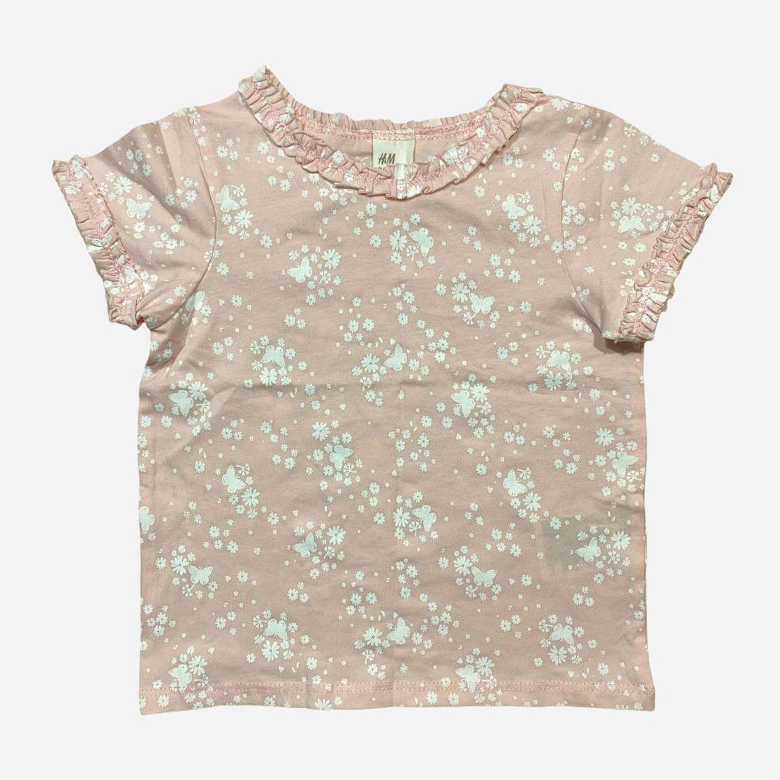 

Футболка H&M 752356 74 см Розовая