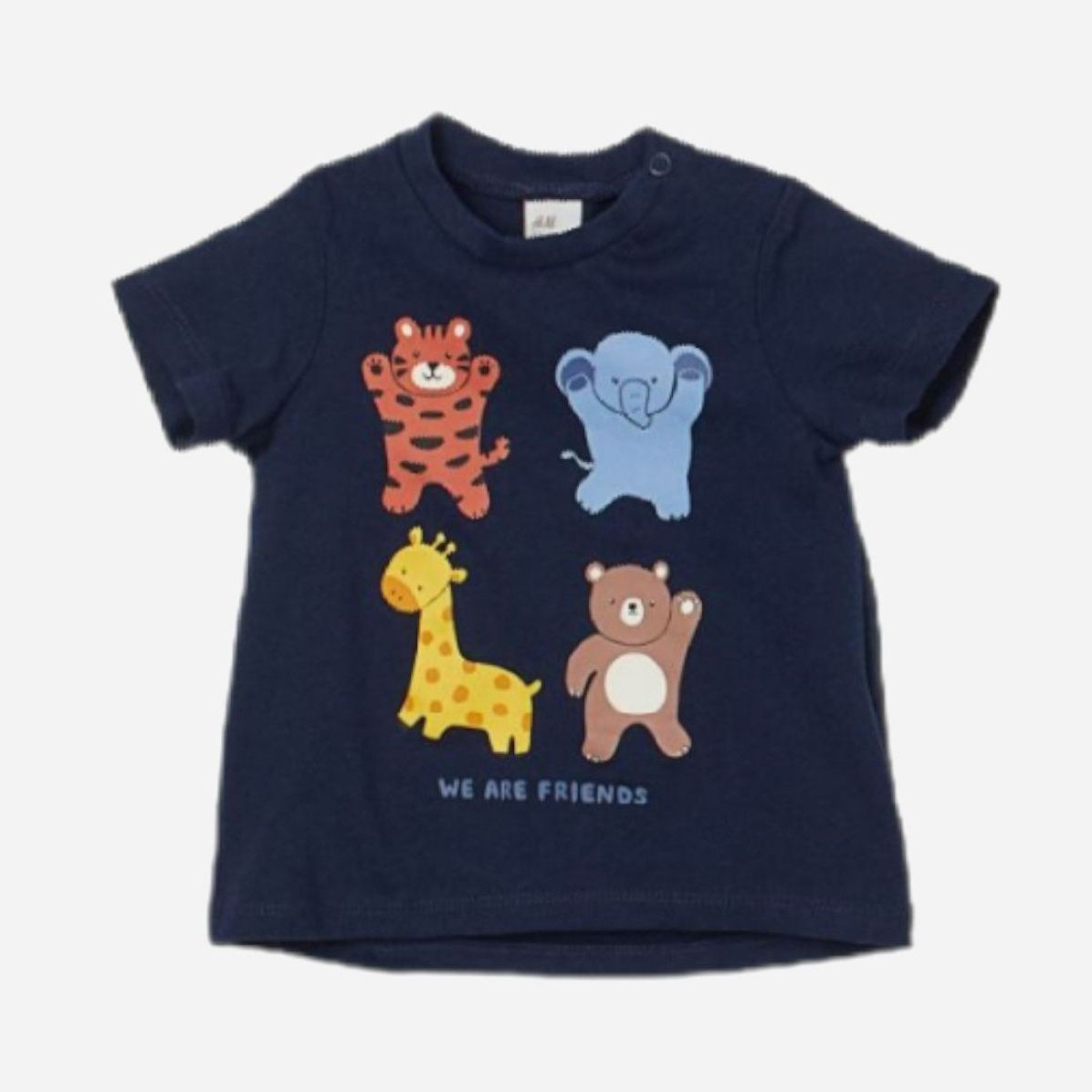 

Футболка H&M 885434 80 см Темно-синяя