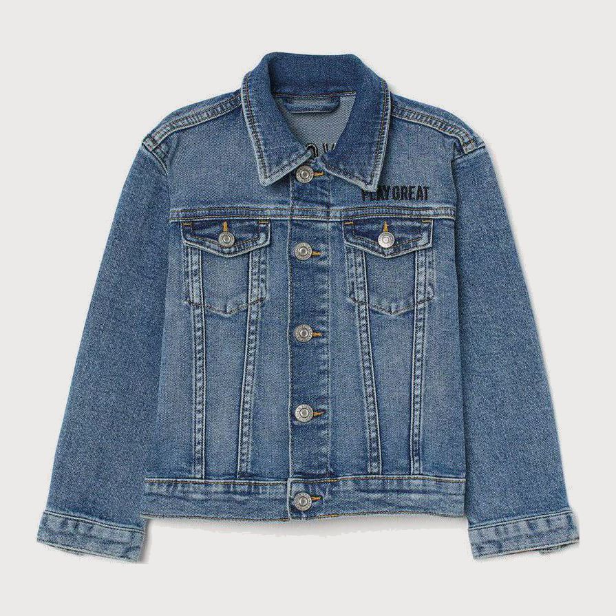 

Джинсовая куртка H&M 0839939 110 см Синяя
