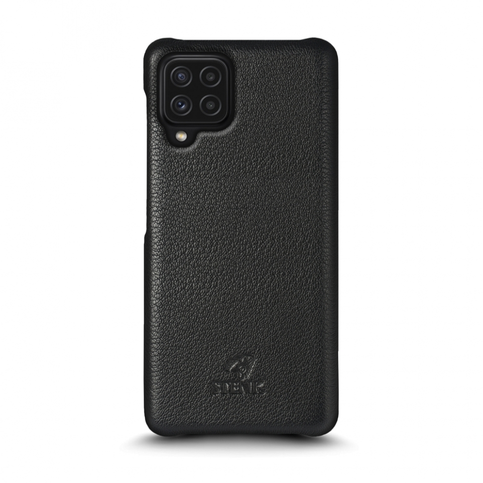 

Кожаная накладка Stenk Cover для Samsung Galaxy A22 Чёрная