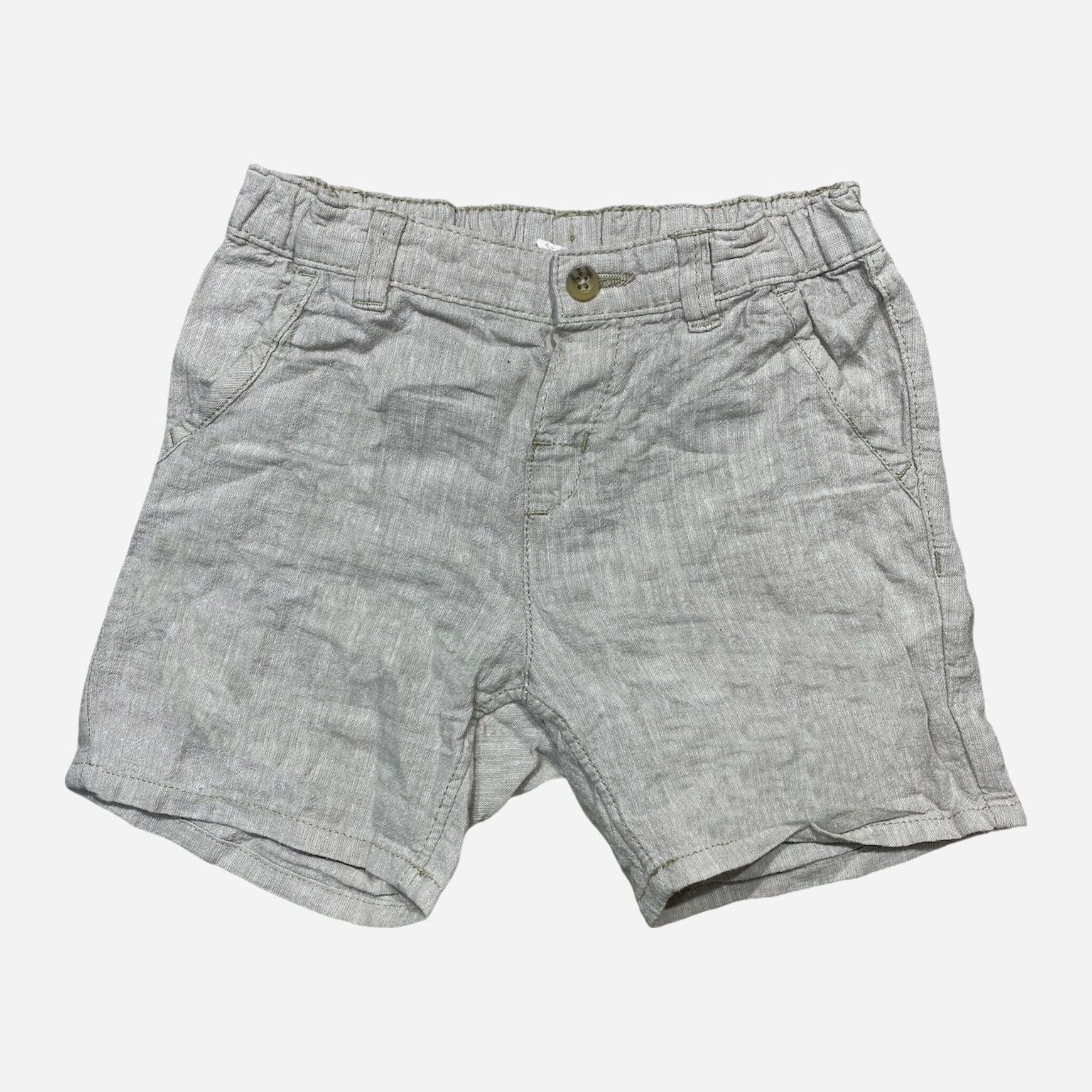 

Шорты H&M 828922 92 см Светло-бежевые